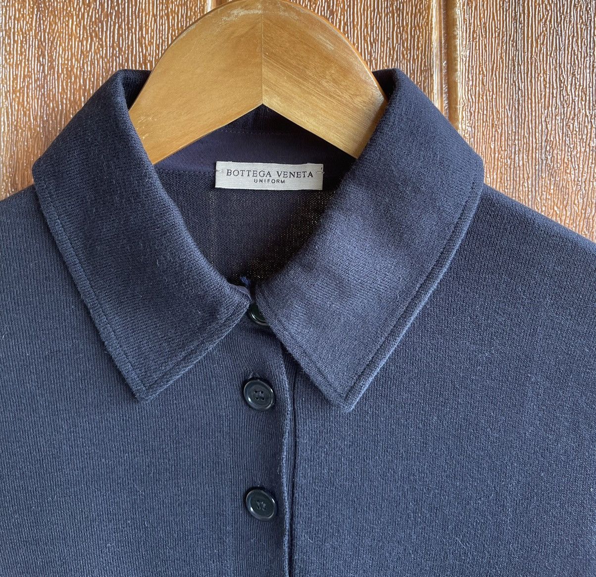 Bottega Veneta Archive🔥BOTTEGA VENETA🔥Uniform Long Sleeve Polo Shirt Size S / US 4 / IT 40 - 5 Thumbnail