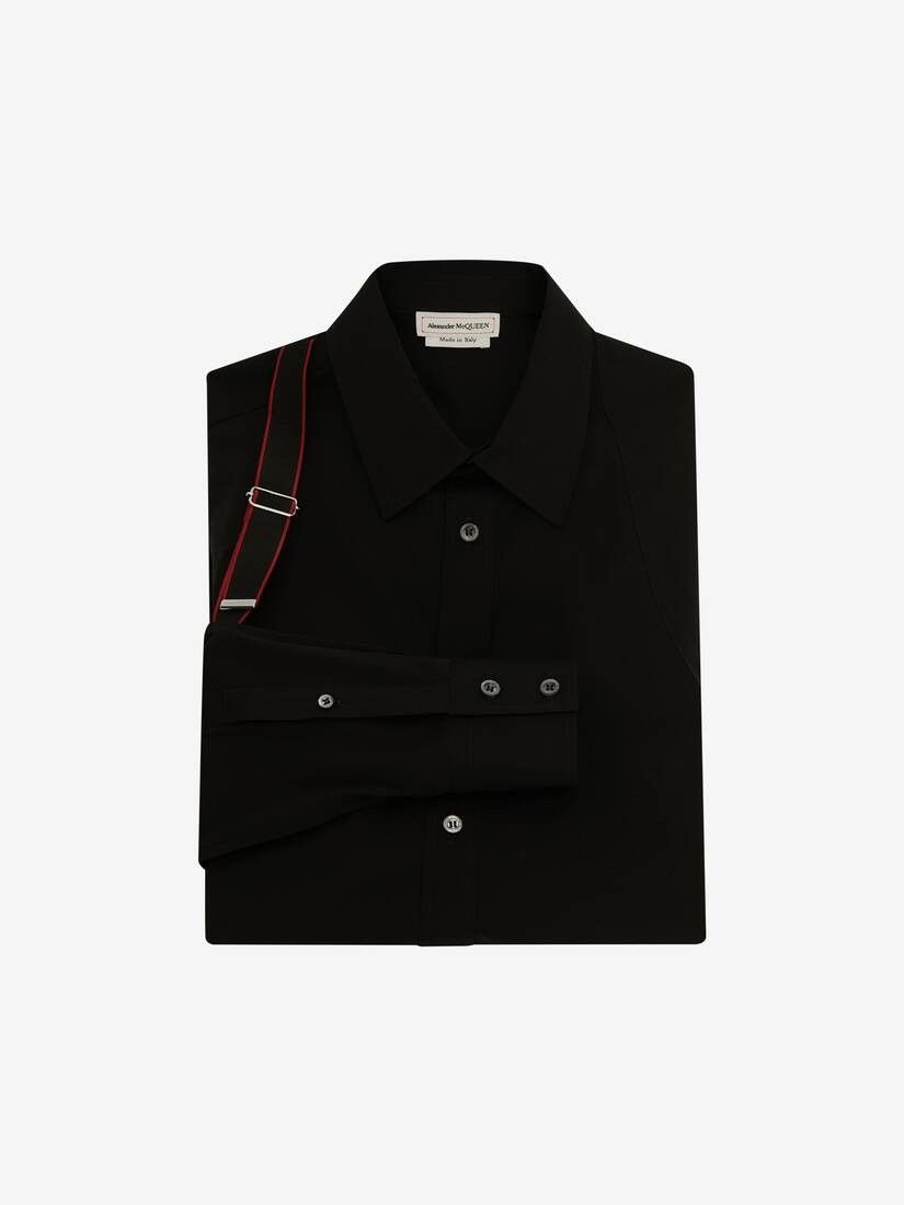 Alexander McQueen o1w1db10725 Alexander McQueen Signature Harness Shirt Black Size US L / EU 52-54 / 3 - 3 Thumbnail