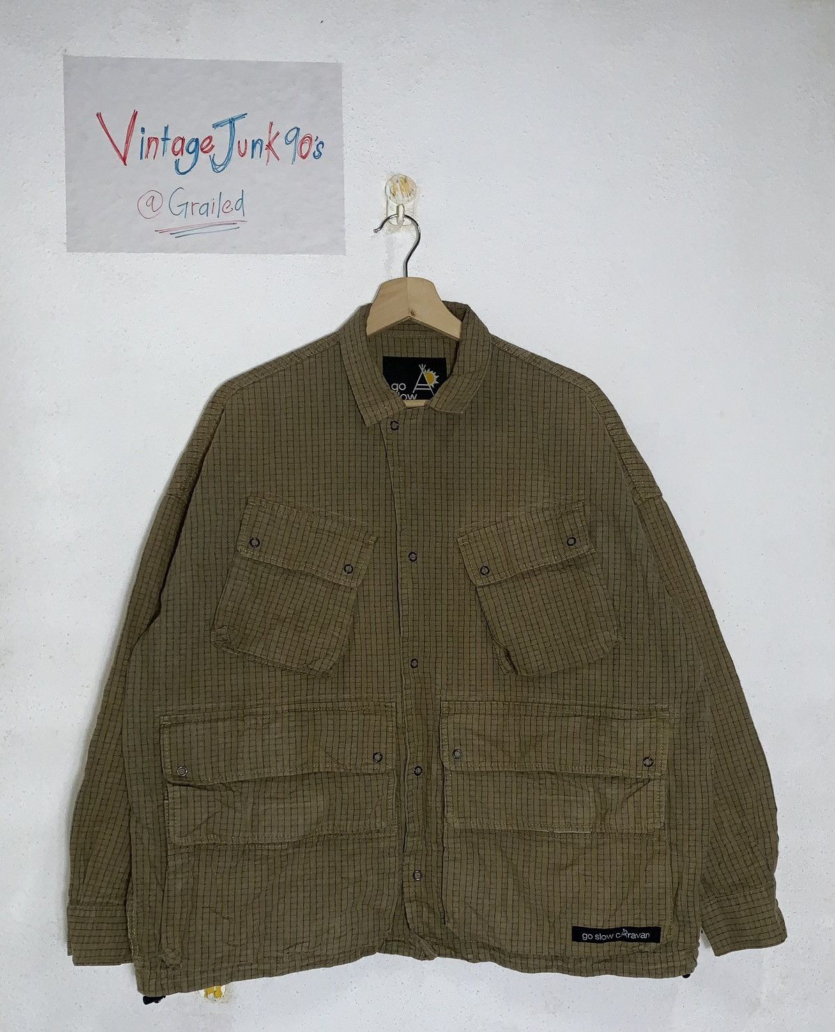 go slow caravan Go Slow Caravan Multipocket Worker Jacket Size US XL / EU 56 / 4 - 1 Thumbnail