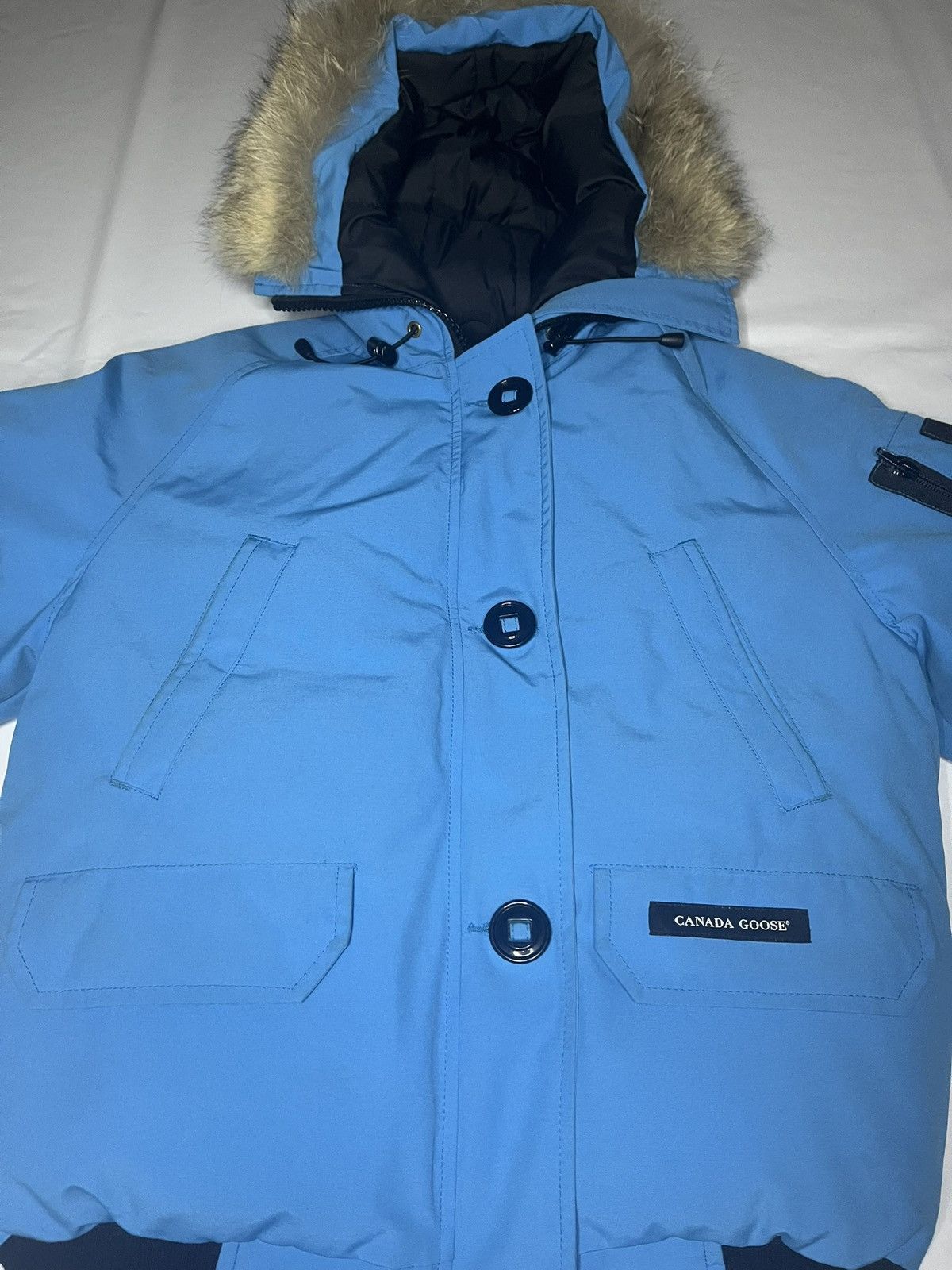 Canada Goose Canada Goose Chilliwack Bomber Blue Arctic Program Fur Hood Size US S / EU 44-46 / 1 - 10 Thumbnail