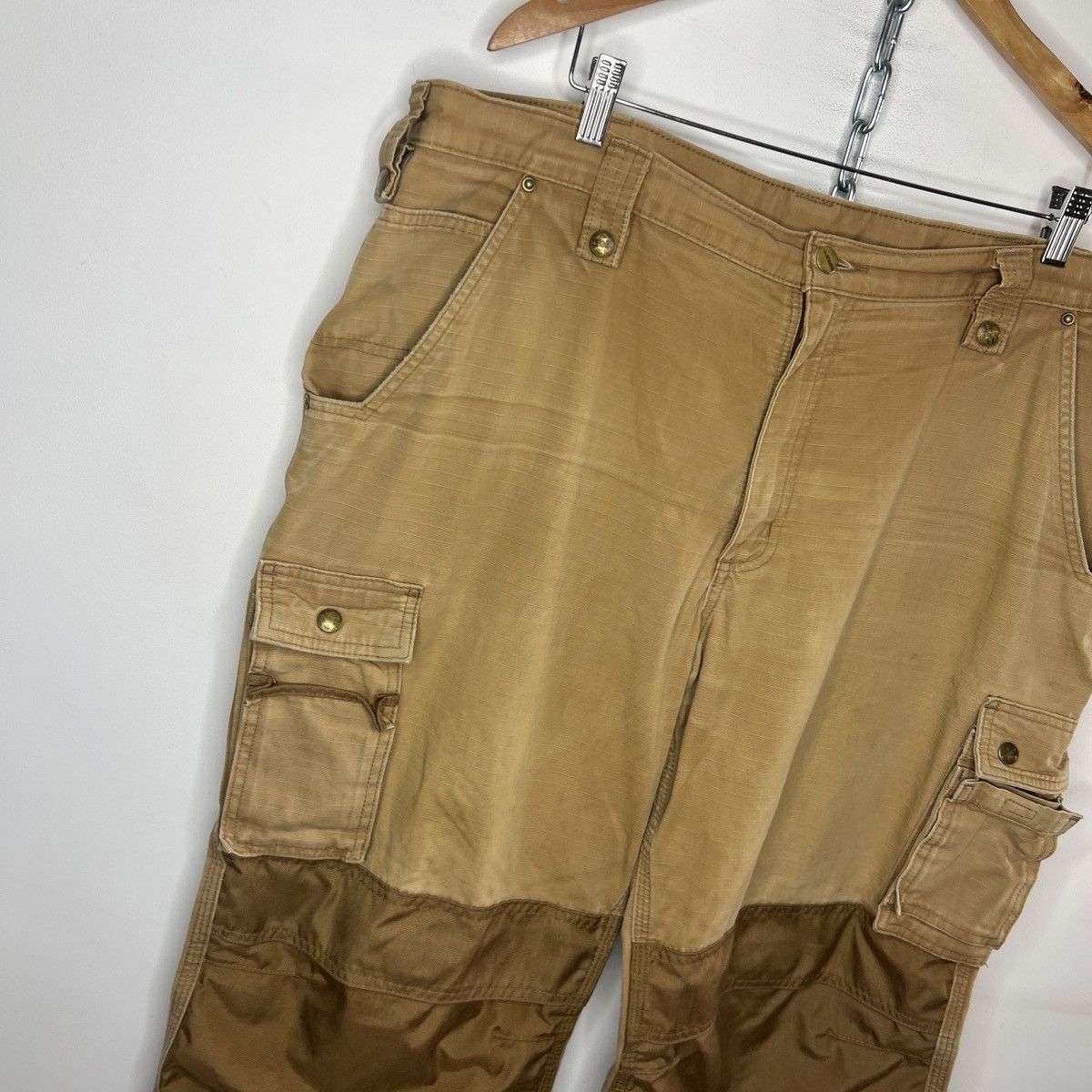 Carhartt Carhartt Workwear Faded Distressed Double Knee Shorts 90s Size US 38 / EU 54 - 3 Thumbnail