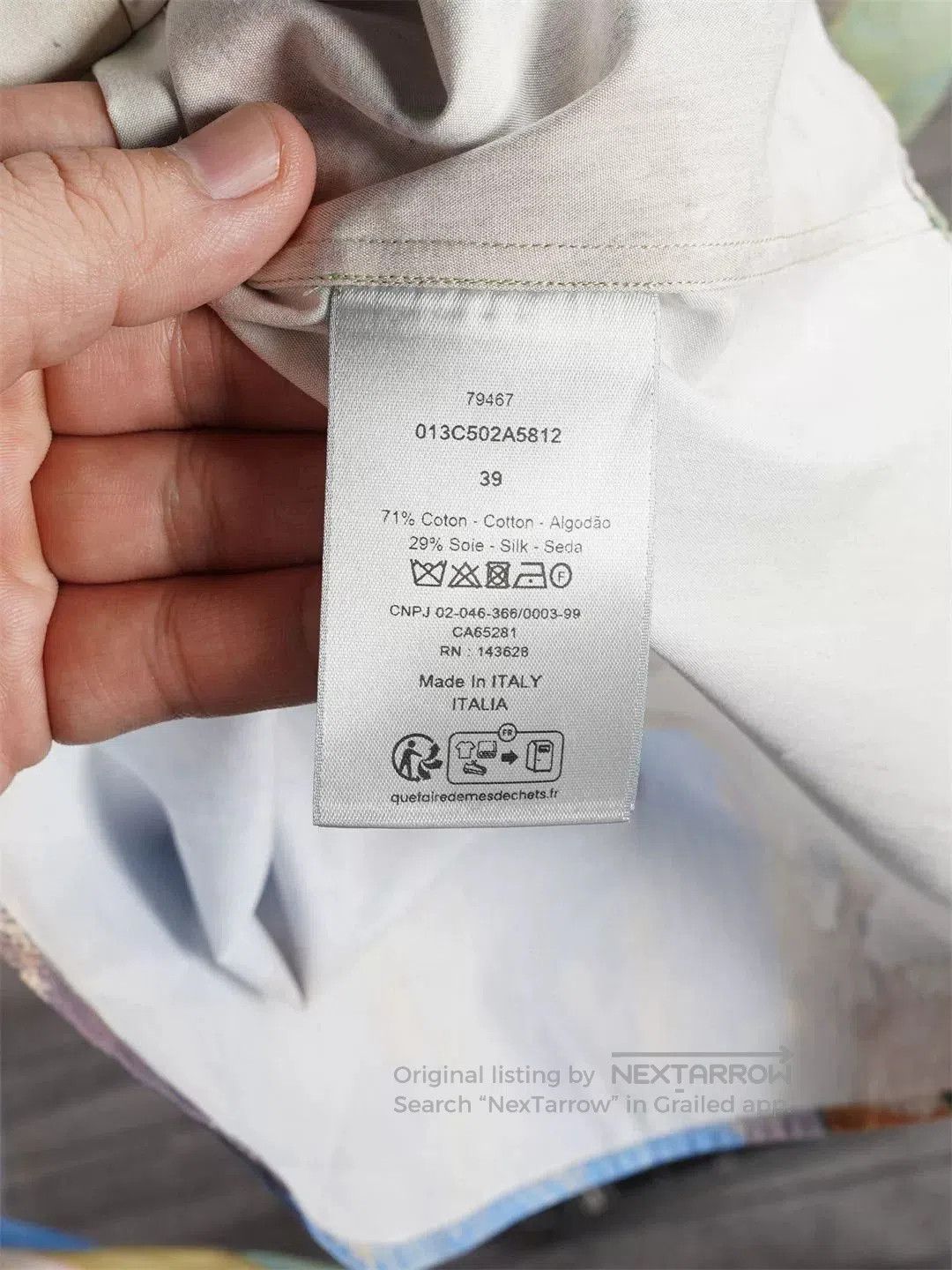 Dior Dior Artist Collaboration Silk Shirt. Size US M / EU 48-50 / 2 - 8 Thumbnail