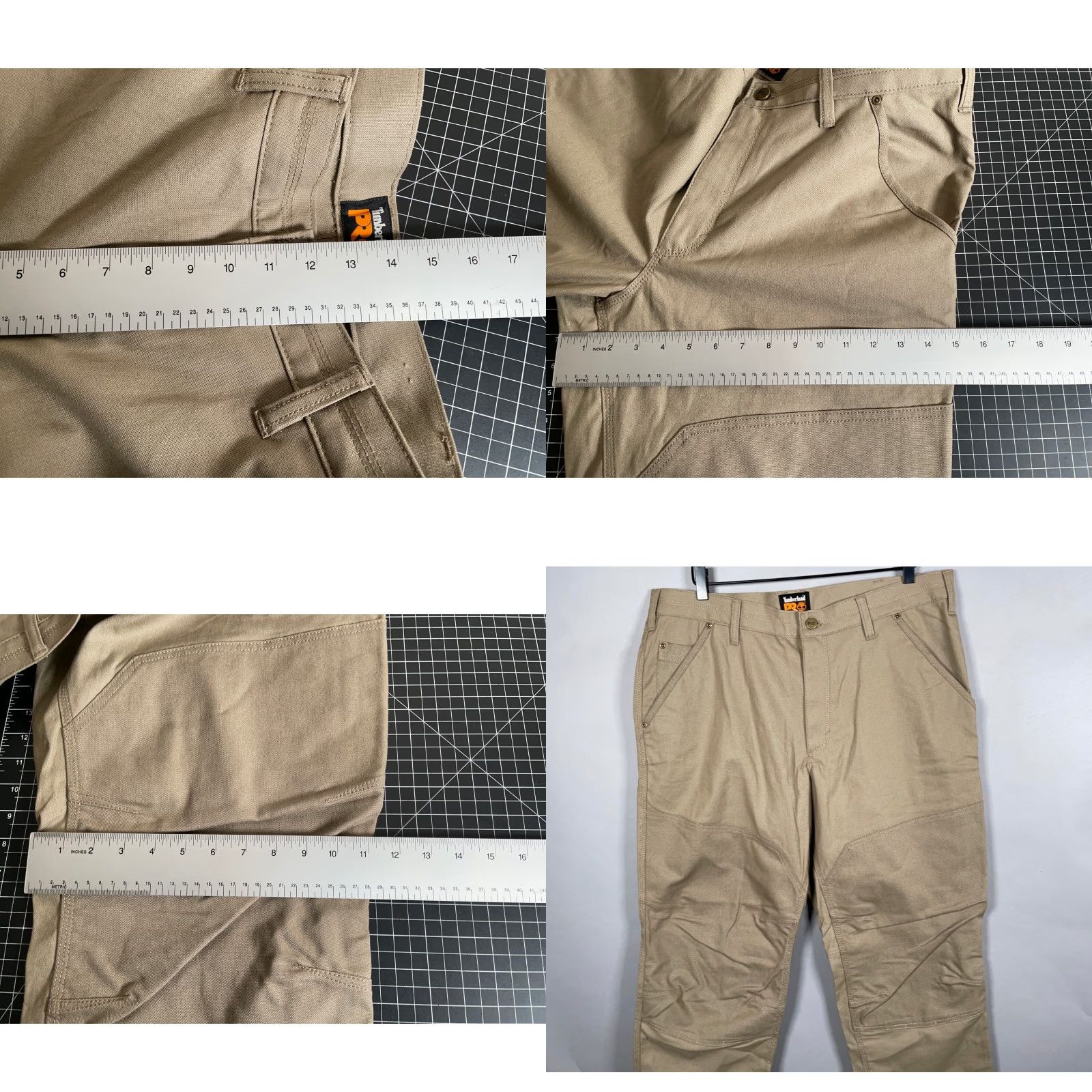 Timberland VINTAGE Timberland Pro Canvas Work Pants Men's 38 x 30 Beige Casual Workwear Original Fit Size US 38 / EU 54 - 8 Thumbnail