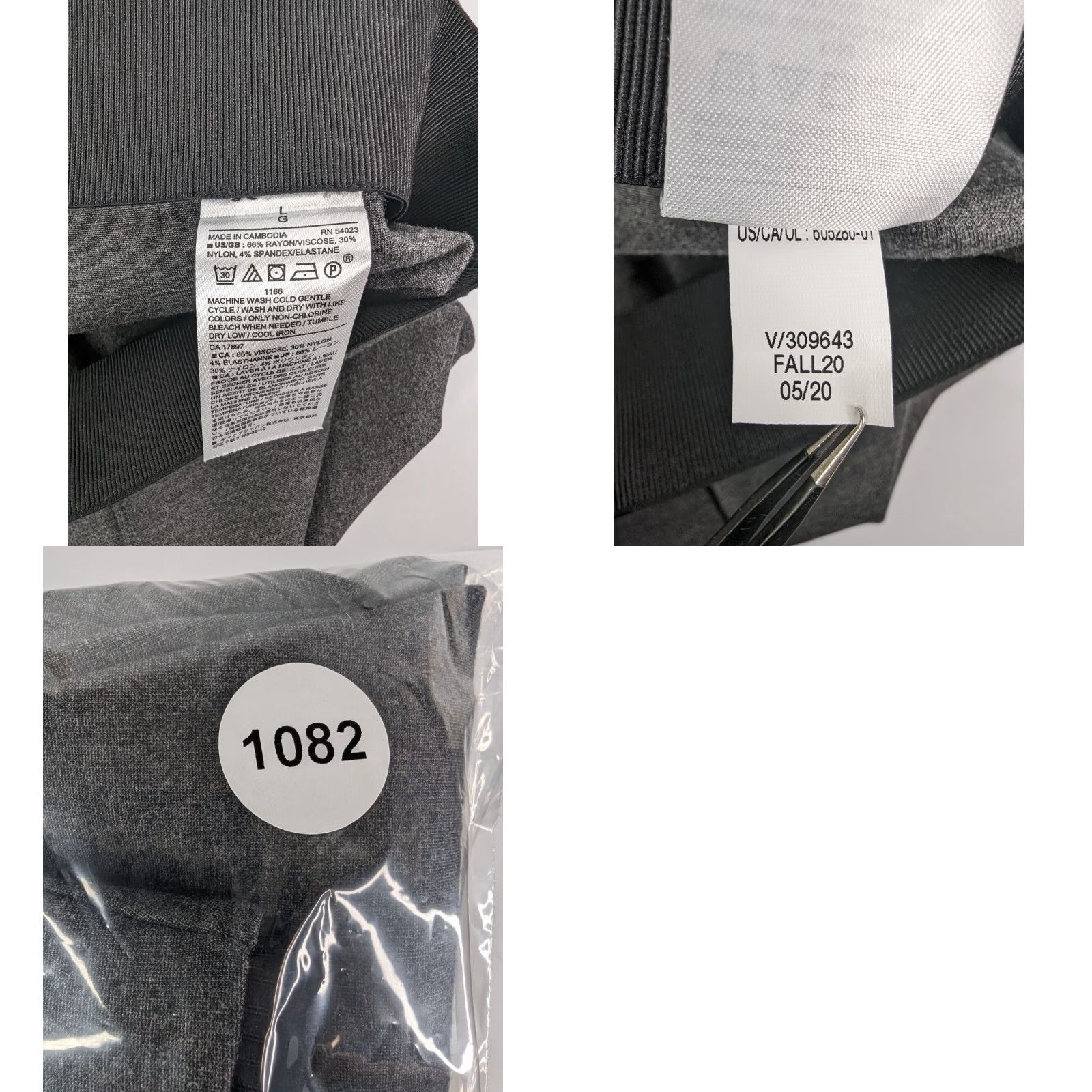 Banana Republic Banana Republic Grey High-Rise Flare Pants Size Large Rayon Nylon Stretch Womens Pants Flared 90s Style Size 36" / US 14 / IT 50 - 9 Thumbnail
