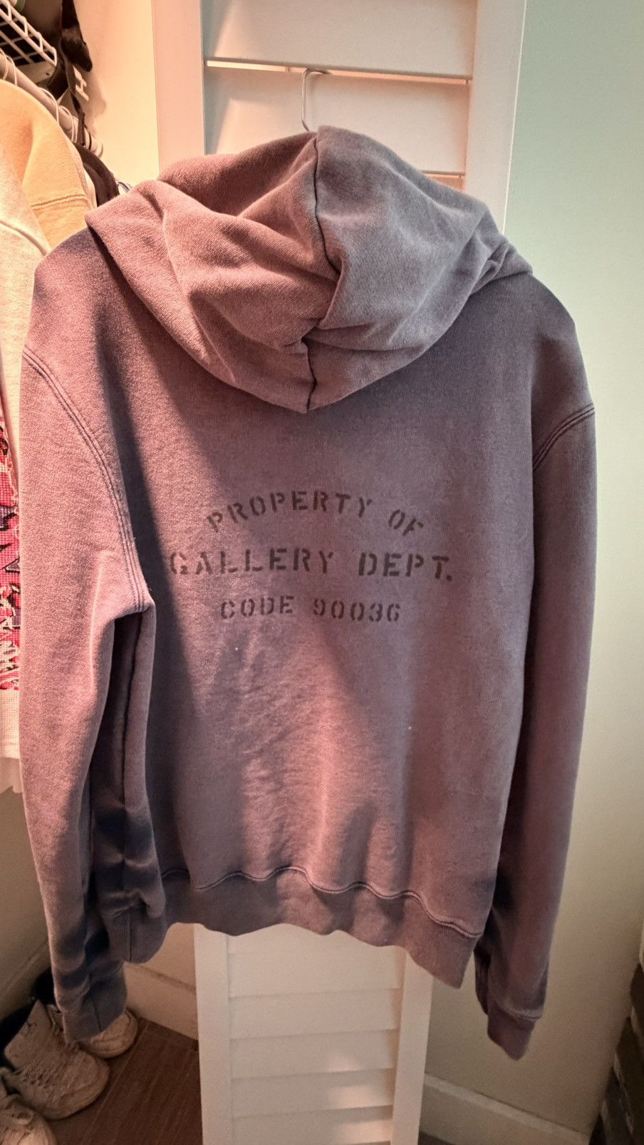 Lanvin X Gallery Dept. Purple Hoodie