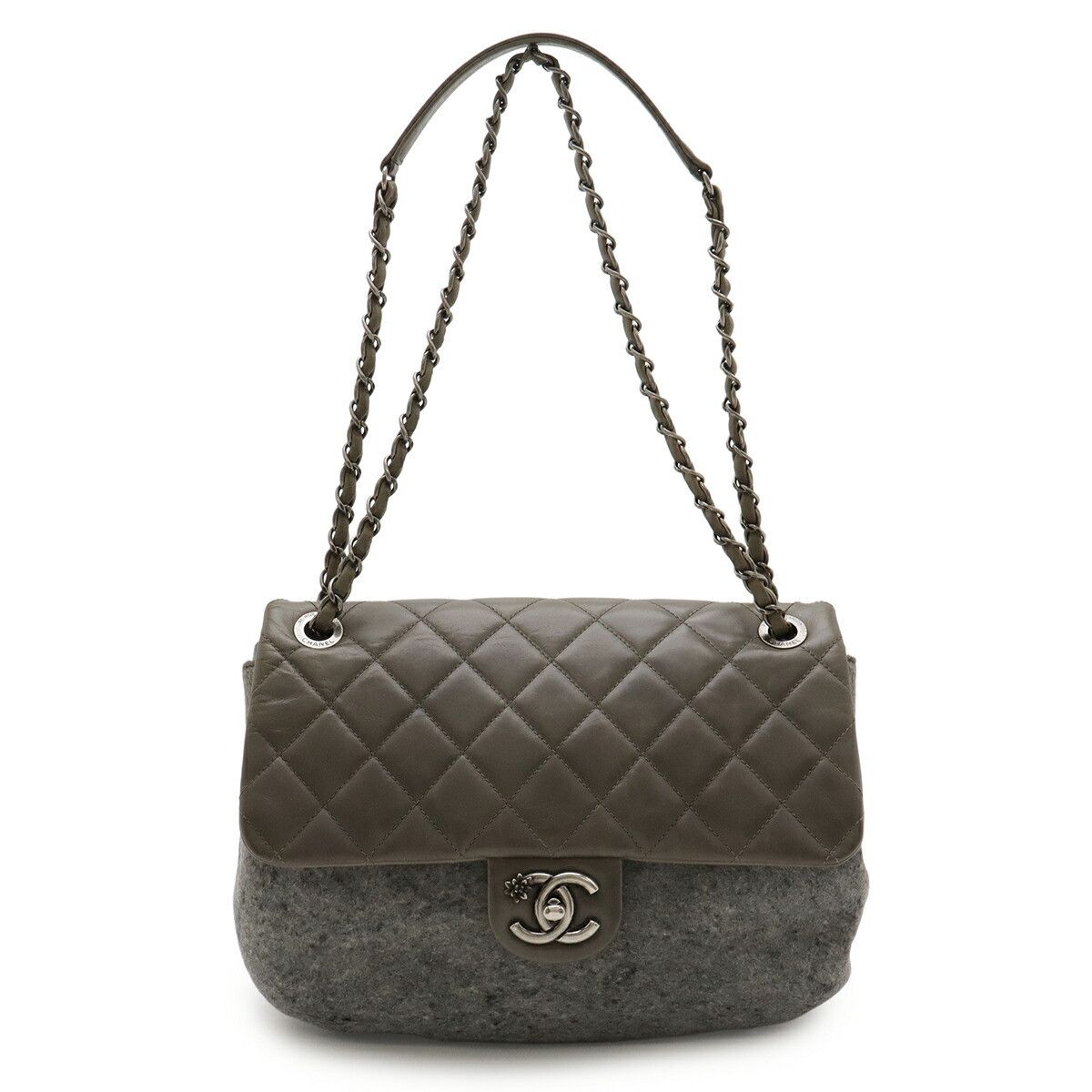 Chanel Chanel Chanel Paris Salzburg Matelasse Calfskin Shoulder Bag Leather Shoulder Bag DUTY FREE for USA Size ONE SIZE - 1 Thumbnail