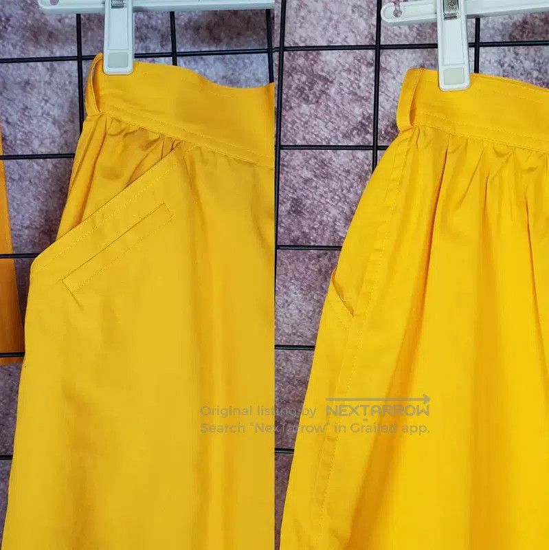 Dior Dior Yellow Cotton Embroidered Mini Skirt . Size 23" - 4 Thumbnail