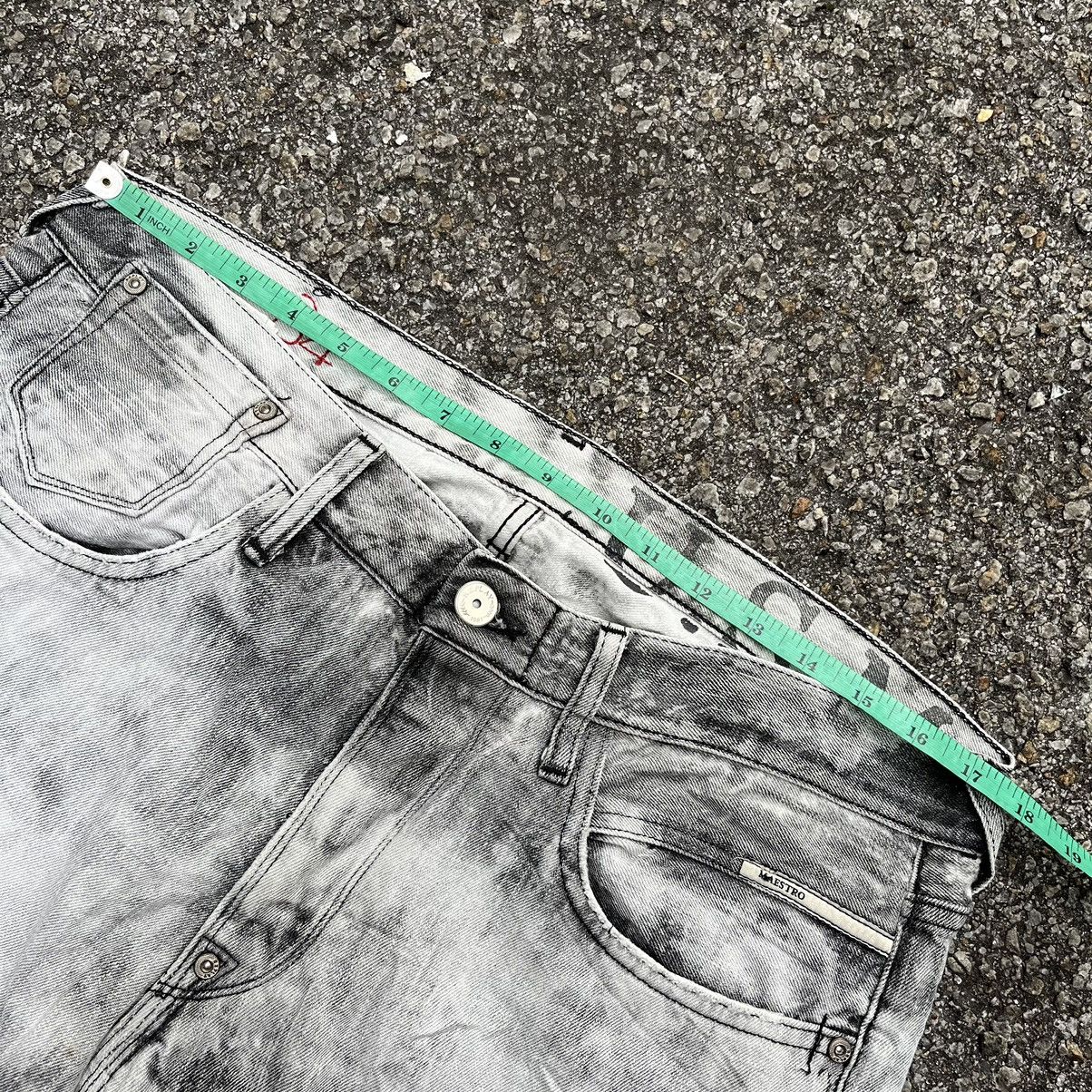 Hysteric Glamour Replay Maestro Denim Acid Washed Vintage Y2K Jeans Size US 34 / EU 50 - 6 Thumbnail