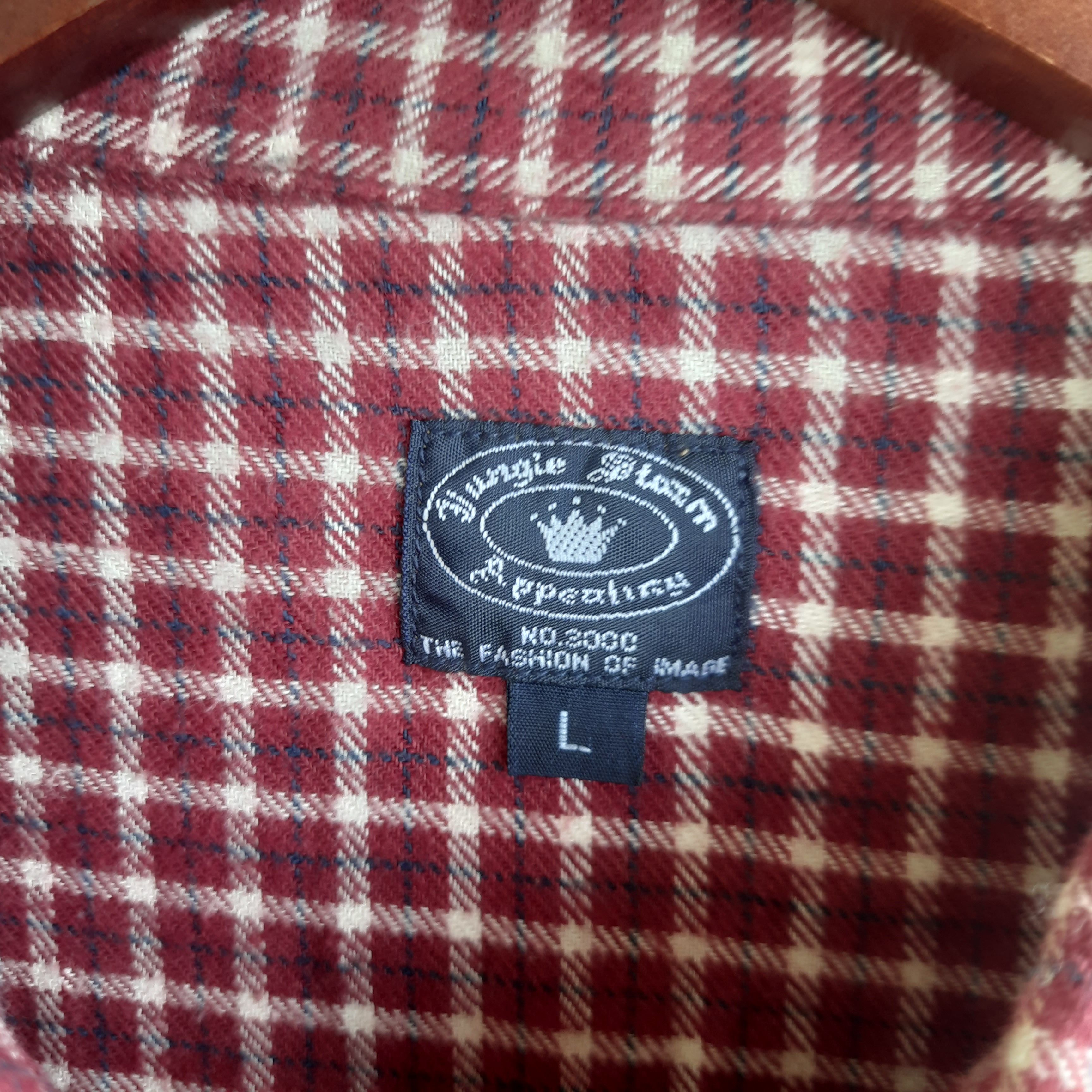 Japanese Brand Vintage Jungle Strom Plaid Flannel Zipper Size US L / EU 52-54 / 3 - 4 Thumbnail