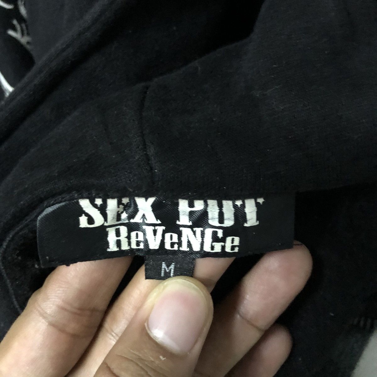 Seditionaries Vintage Sex Pot Revenge Punk Big Print Zipped Hoodie Fashion Size S / US 4 / IT 40 - 11 Thumbnail