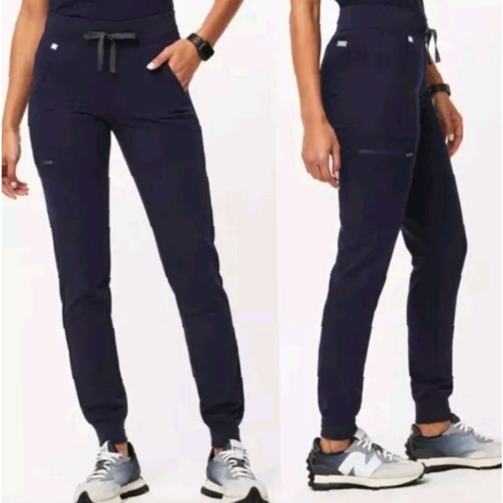 Vintage FIGS Zamora 2.0 Jogger Scrub Pants Navy Women’s XS-P Size 26" / US 2 / IT 38 - 2 Thumbnail