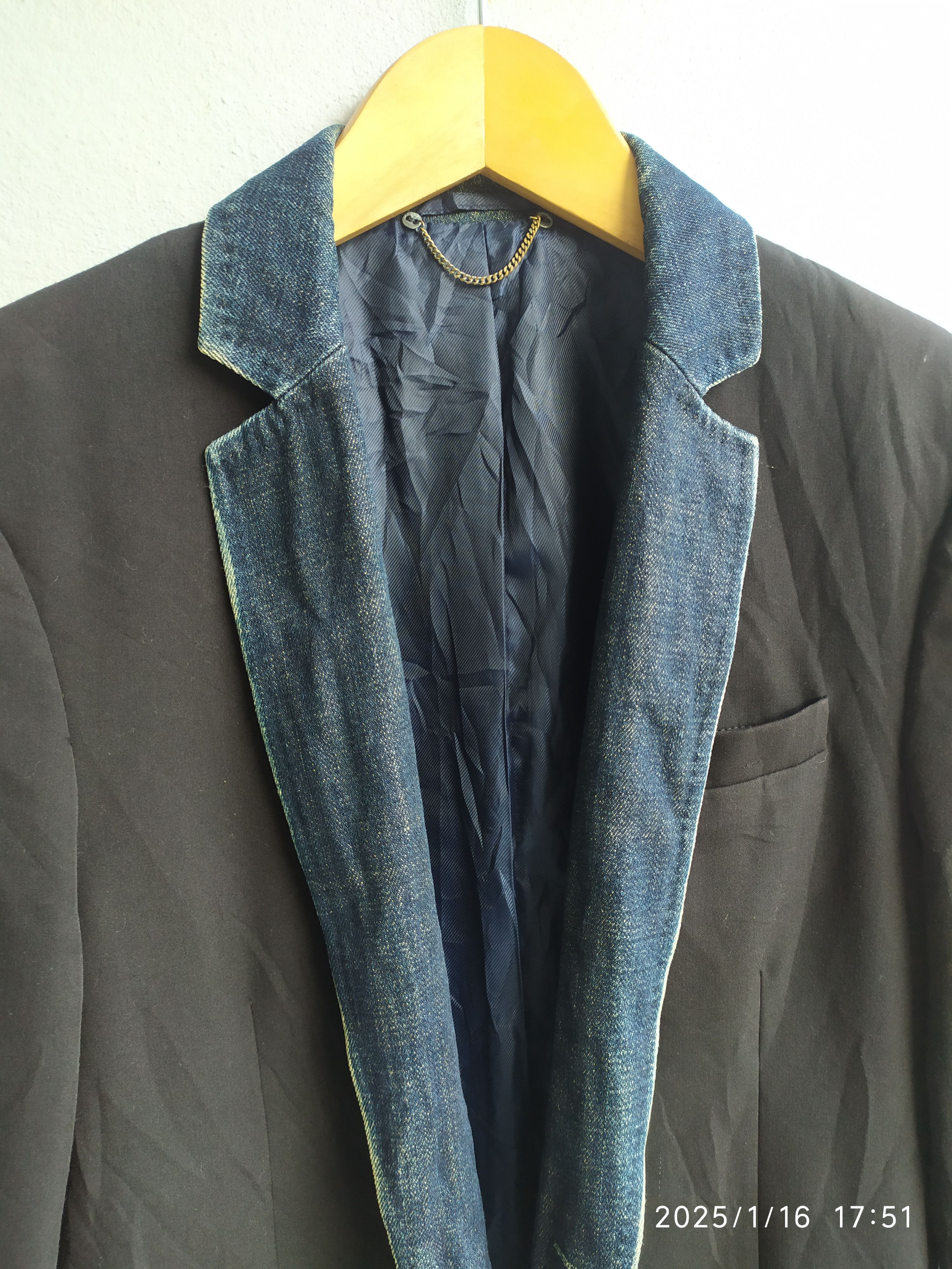 Diesel Diesel denim vintage blazer streetwear Size 46S - 4 Thumbnail