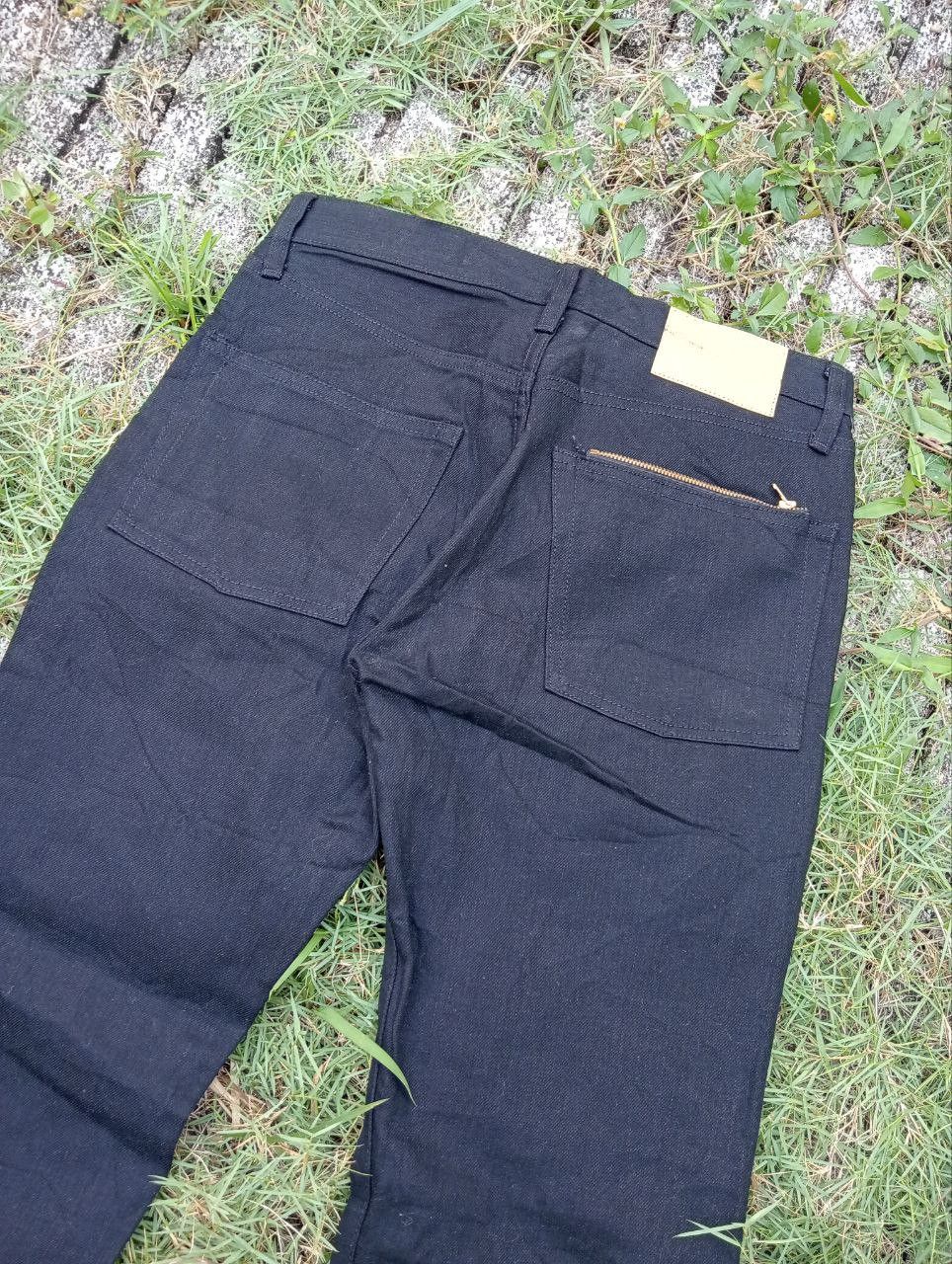 Japanese Brand Son Of The Cheese Japan 5 Pocket Black Jeans Size US 31 - 6 Thumbnail