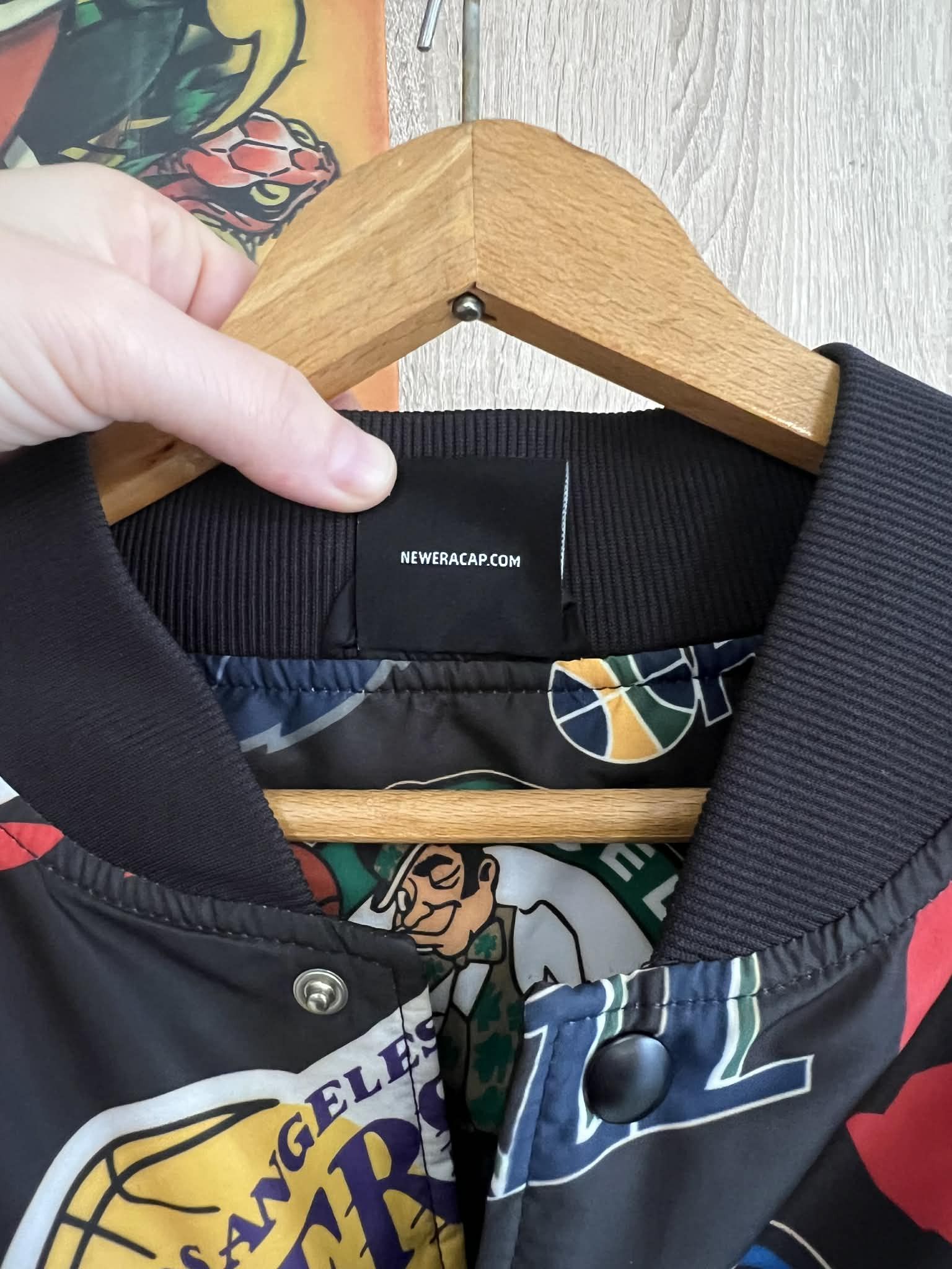 NBA NBA New Era Bomber jacket Y2k 🔥💥 Size US L / EU 52-54 / 3 - 9 Thumbnail