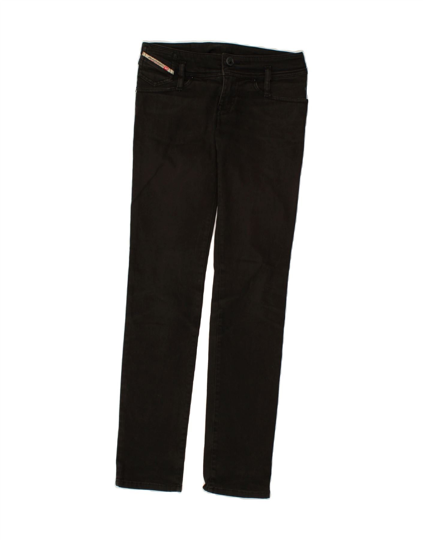 Diesel Womens Skinny Jeans W25 L31 Black Cotton Size 42" / US 20 - 1 Thumbnail