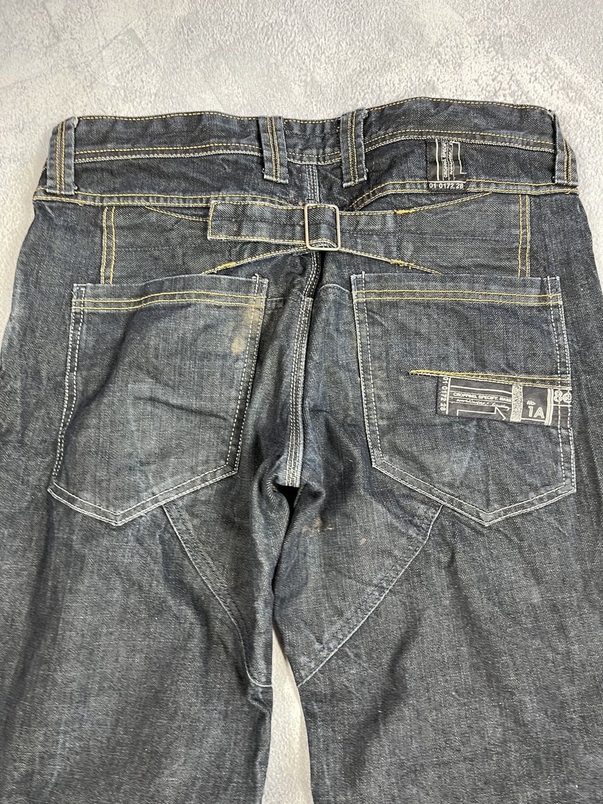Japanese Brand × Vintage Vintage Y2K Japanese double knee jeans denim style size 32 Size US 32 / EU 48 - 5 Thumbnail