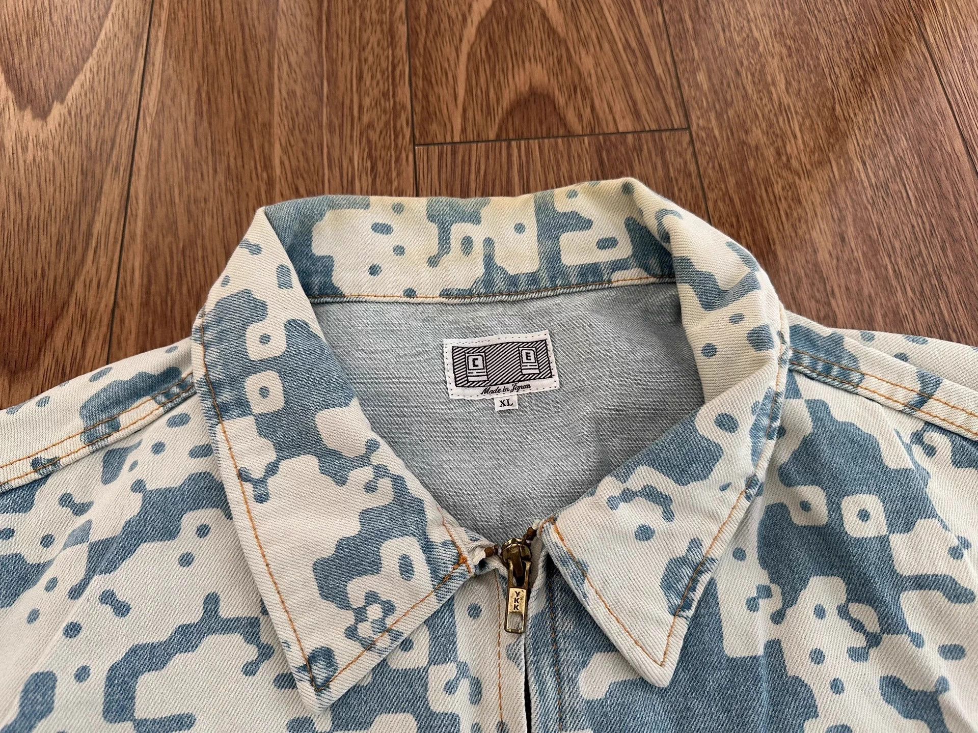 Cav Empt C.E CAVEMPT NOISE WASHED DENIM JACKET XL Size US XL / EU 56 / 4 - 3 Thumbnail