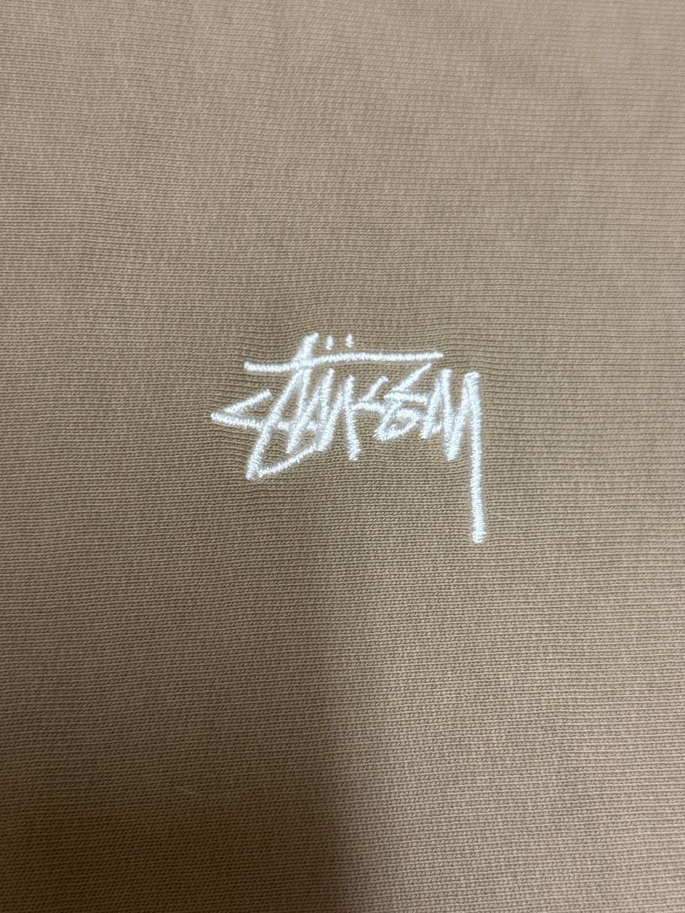 Stussy Stussy Tan Cotton Fleece Size US M / EU 48-50 / 2 - 6 Thumbnail