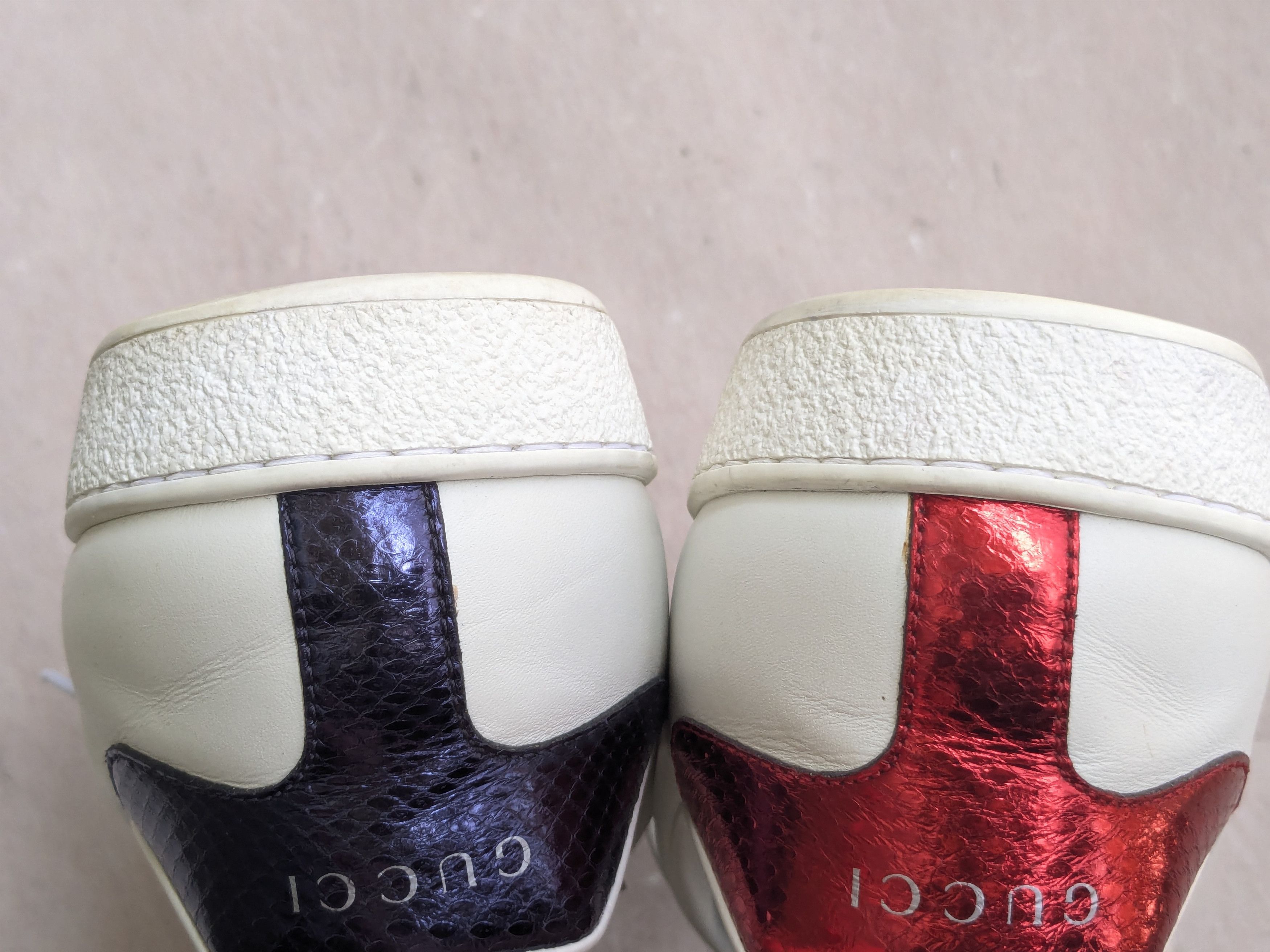 Gucci Gucci Ace Sneakers Cat 9 Logo Low Tops 477107 Size US 9 / EU 42 - 15 Thumbnail