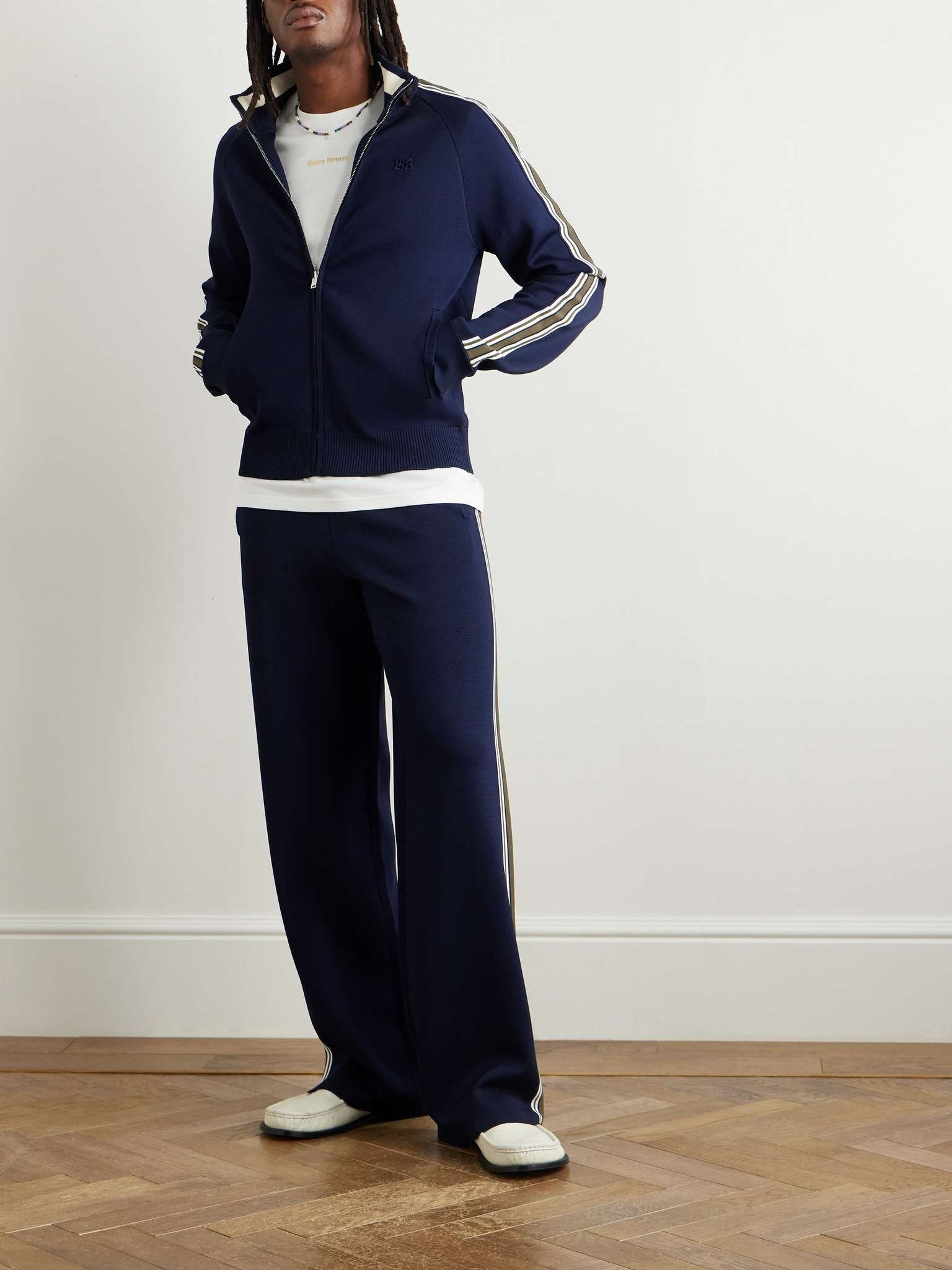 Wales Bonner o1mle0825 Unisex Tide Track Pant in Navy Size US 32 / EU 48 - 3 Thumbnail
