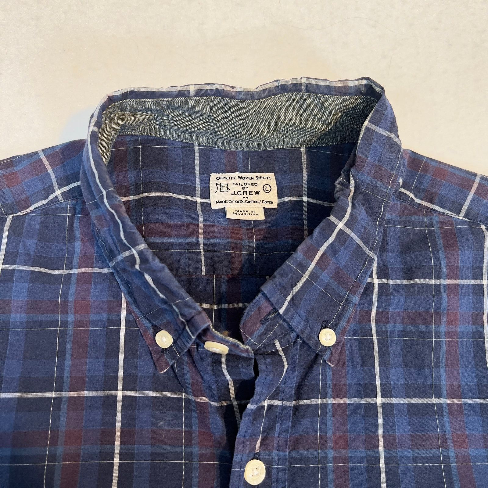 J.Crew J. Crew Factory Button Down Shirt Men L Plaid Long Sleeve Size US L / EU 52-54 / 3 - 3 Thumbnail