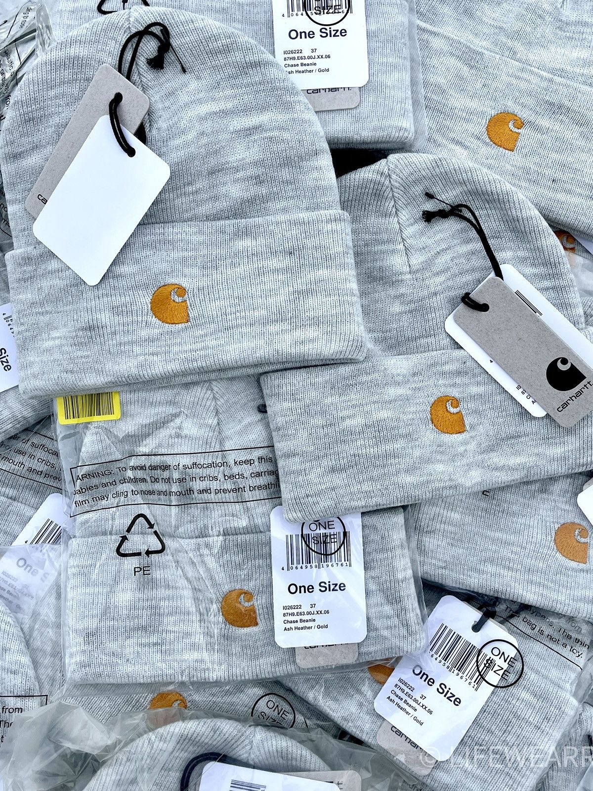 Carhartt × Carhartt Wip Carhartt Chase Beanie OS Size Size ONE SIZE - 4 Thumbnail