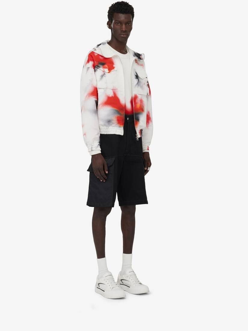 Alexander McQueen o1w1db10725 Obscured Flower Windbreaker Jacket in Multicolor Size US M / EU 48-50 / 2 - 3 Thumbnail