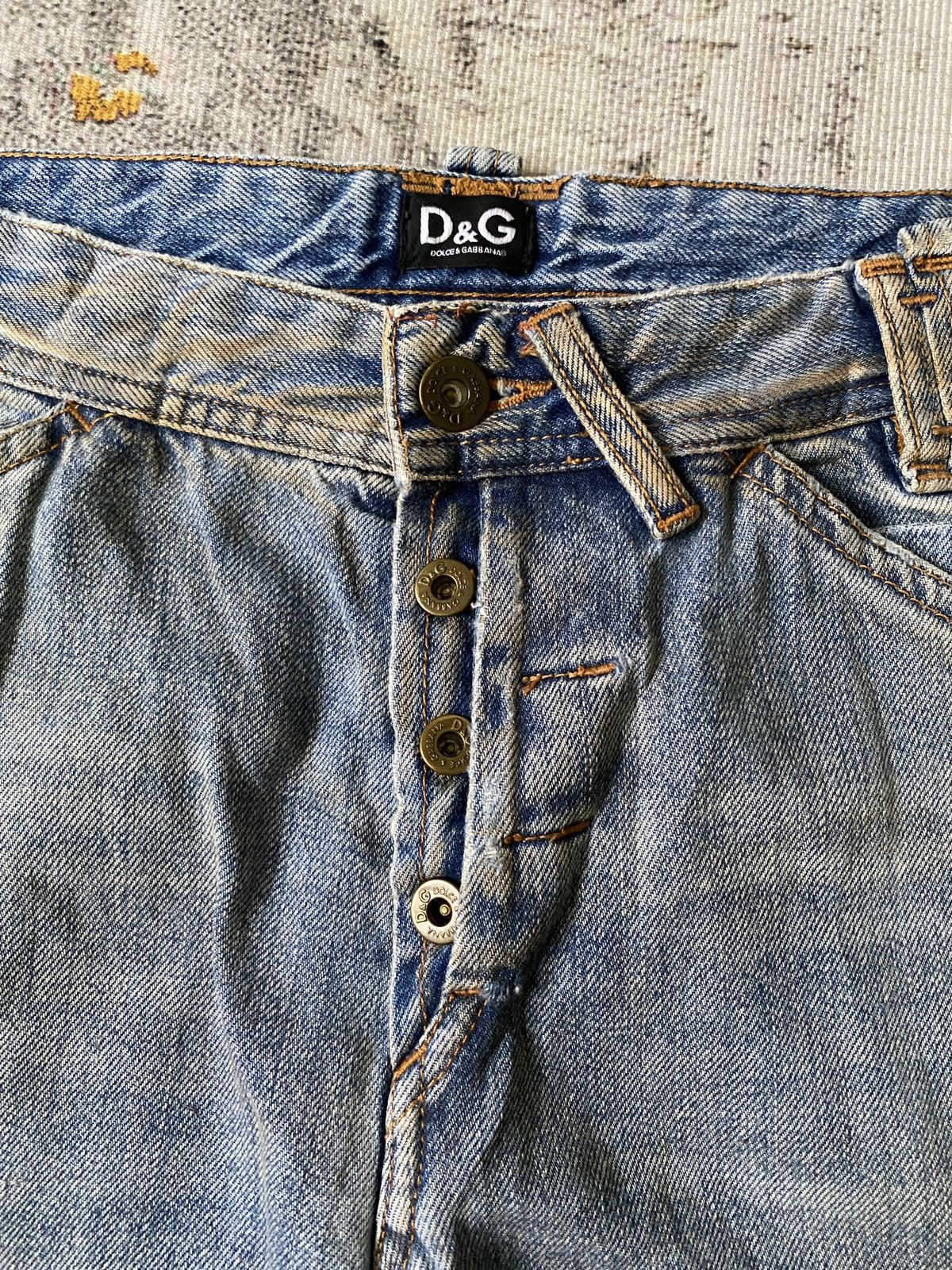 Dolce & Gabbana Dolce & Gabbana Distressed Rusty Denim Size US 34 / EU 50 - 12 Thumbnail