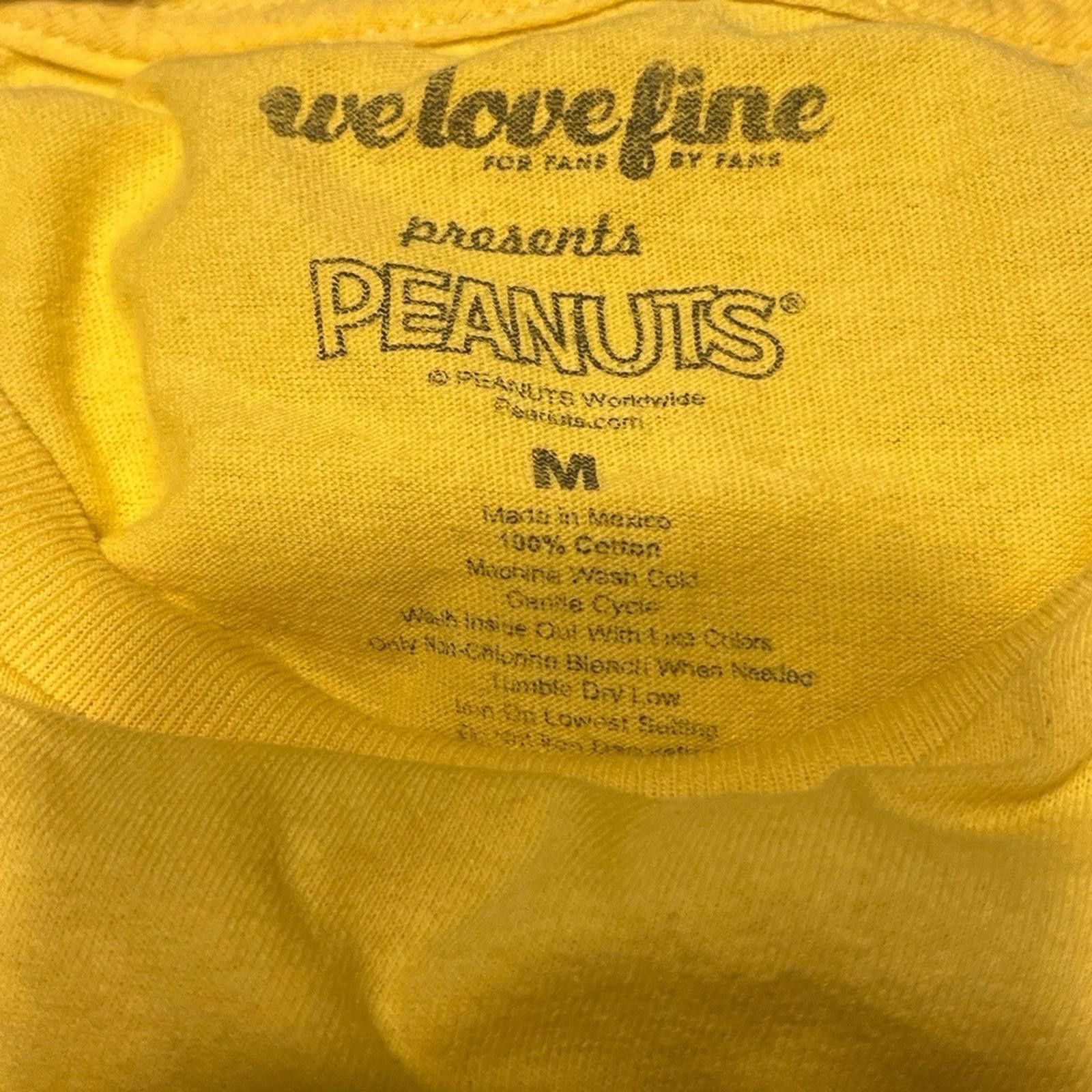 Peanuts Peanuts T-Shirt Charlie Brown Zigzag M Yellow Black Cartoon Size US M / EU 48-50 / 2 - 4 Thumbnail