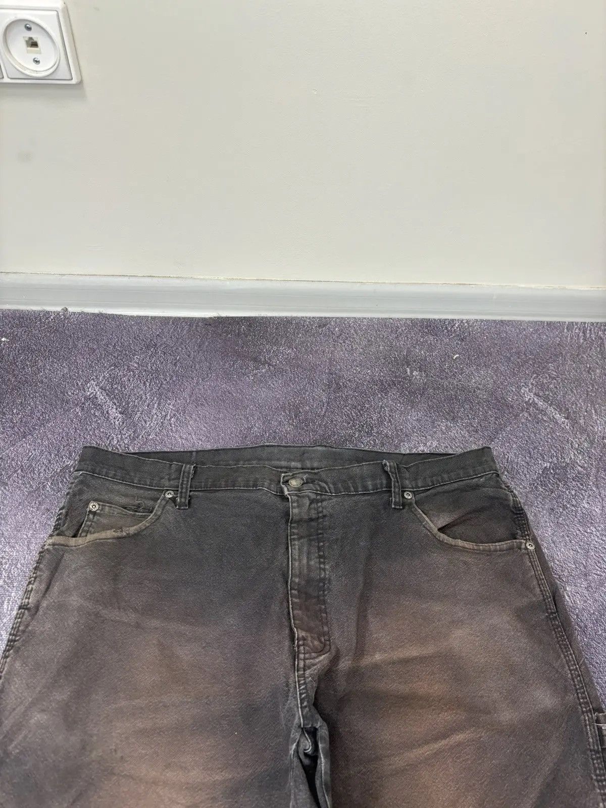 Dickies × Vintage Vintage Dickies American Faded Rusted Black Hype Baggy Pants Size US 38 / EU 54 - 10 Thumbnail