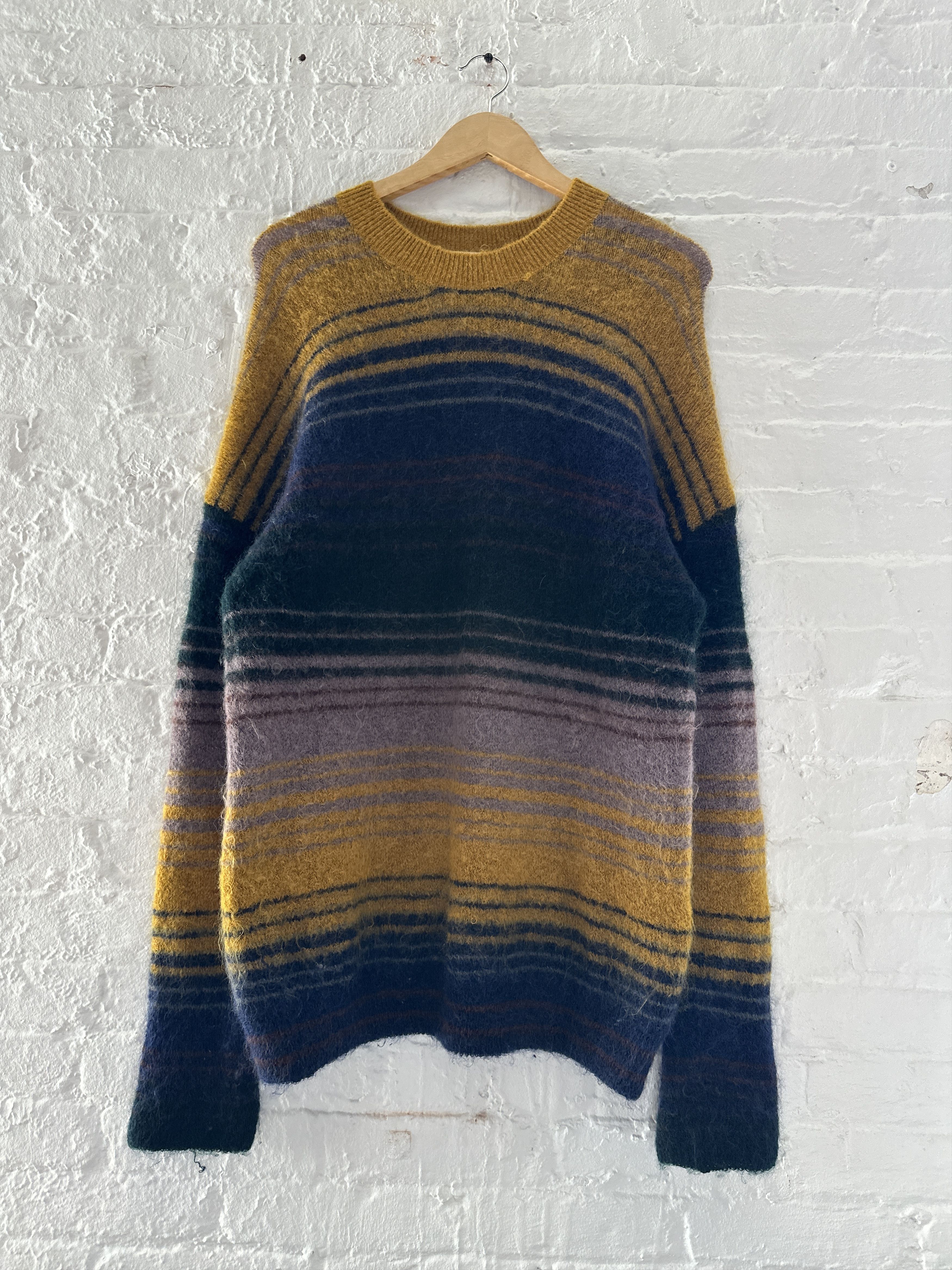 Acne Studios Acne Studios Striped Mohair Sweater Size US L / EU 52-54 / 3 - 2 Thumbnail