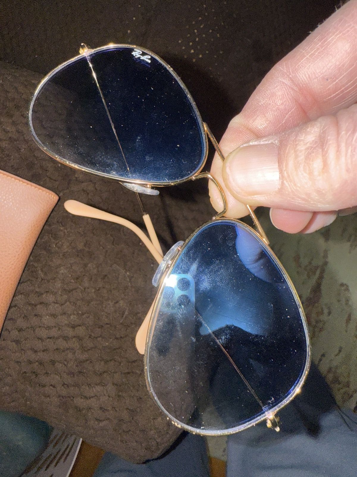 RayBan RayBan Aviator Gold Sunglasses RB3025 w/ box, case & cloth Size ONE SIZE - 9 Thumbnail
