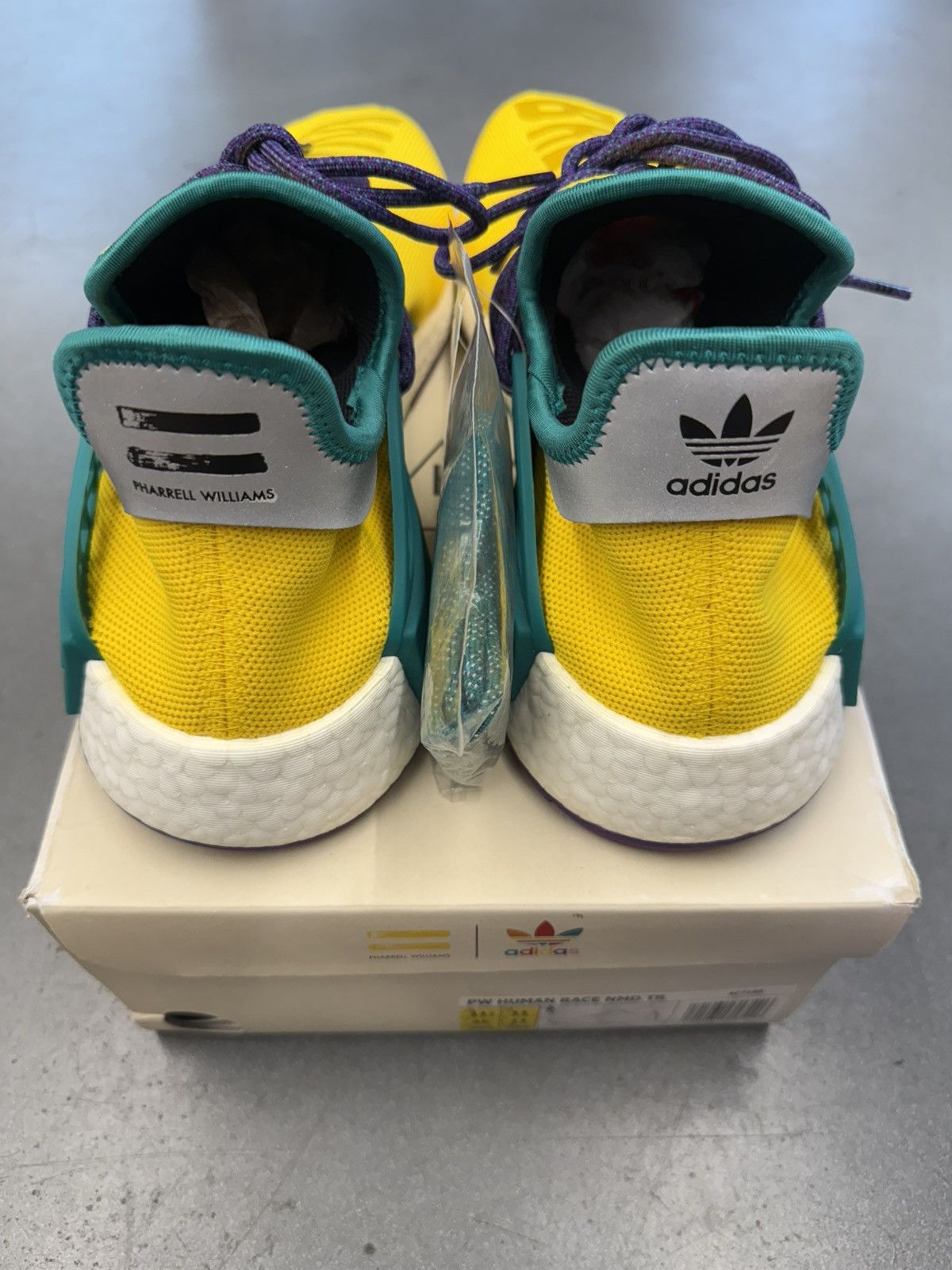 Adidas × Pharrell 2018 Adidas NMD Hu Pharrell Trail Friends & Family AC7189 Size US 11.5 / EU 44-45 - 7 Thumbnail