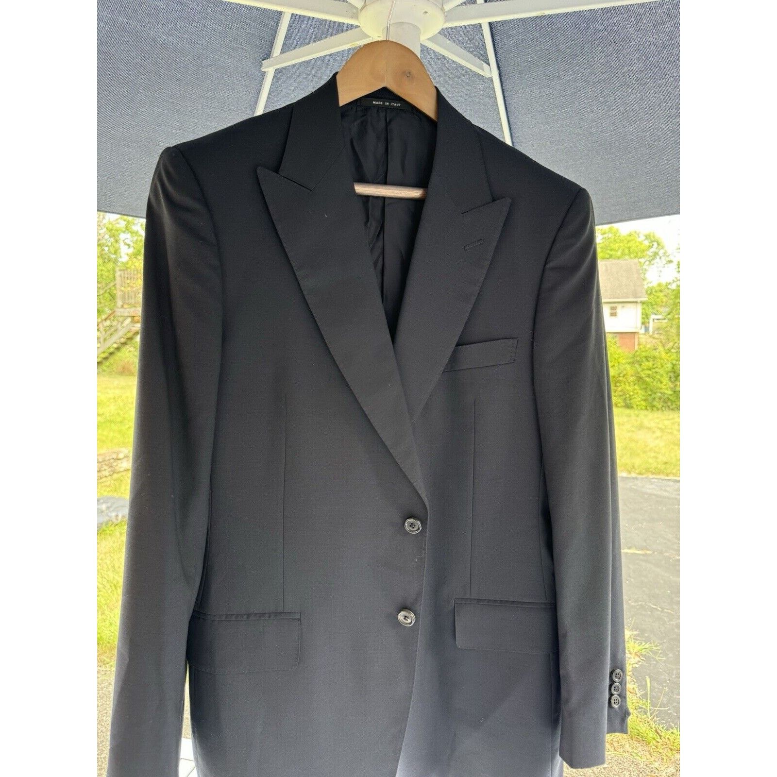 Tom Ford Tom Ford Era YSL Yves Saint Laurent Gauche Navy Blazer 52/42 Size 42R - 1 Thumbnail