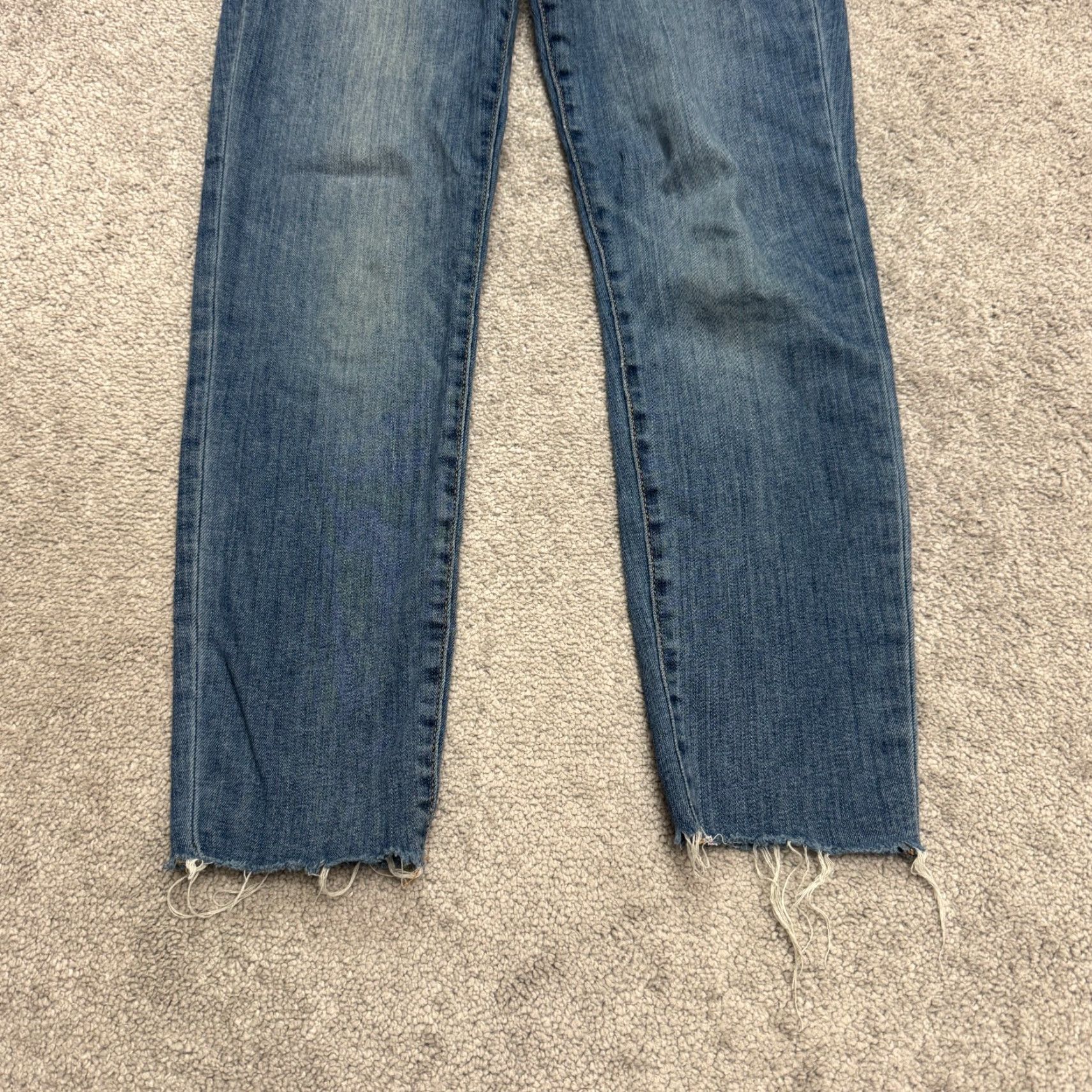 J.Crew J.Crew Jeans Womens 28 High Rise Skinny Button Fly Denim Jeans Blue Medium Wash Regular Fit Belt Loops 5-Pocket Size 28" / US 6 / IT 42 - 7 Thumbnail