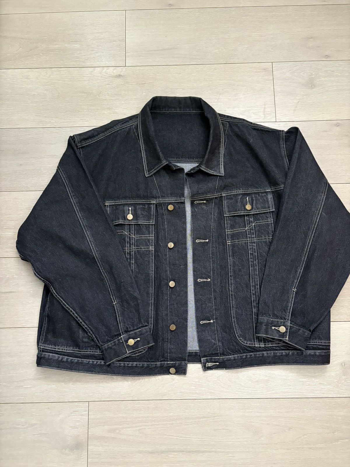 Other Vintage black denim jean jacket and denim jeans set Size US XXL / EU 58 / 5 - 1 Thumbnail
