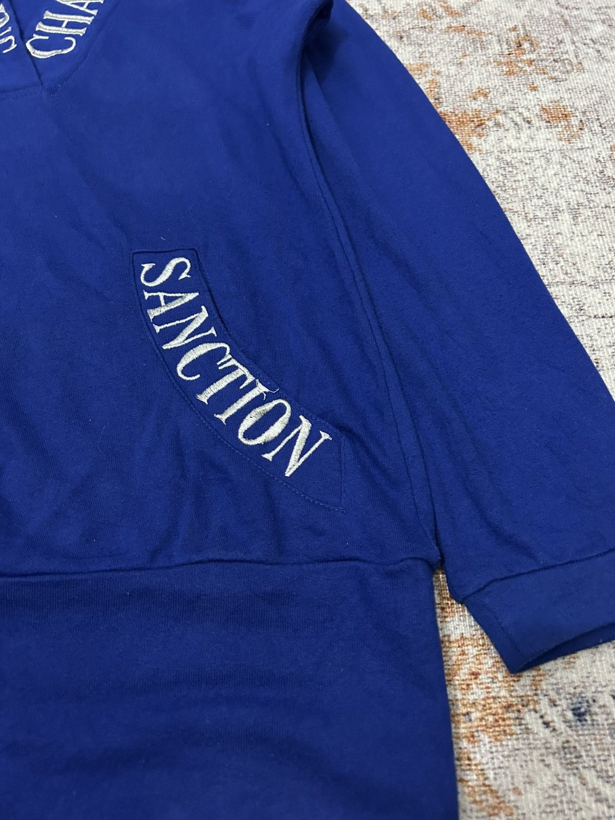 If Six Was Nine × Japanese Brand × Le Grande Bleu (L.G.B.) Lazy Daisy Croos Poem Hoodie Size US M / EU 48-50 / 2 - 6 Thumbnail