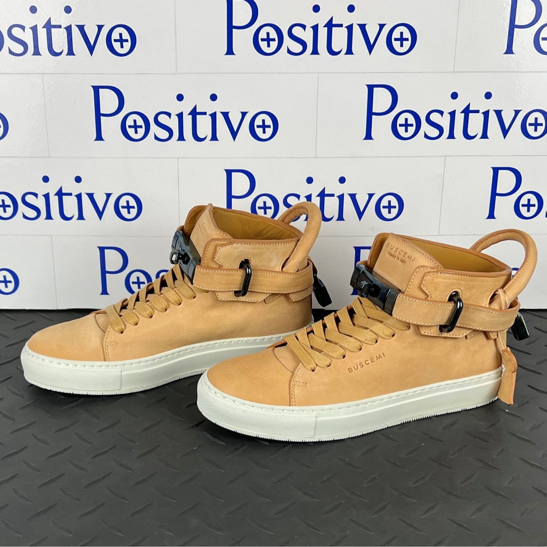 Buscemi Buscemi 100MM Vegtan/Avorio Leather Sneakers US 6 SAMPLE Size US 6 / EU 39 - 2 Thumbnail