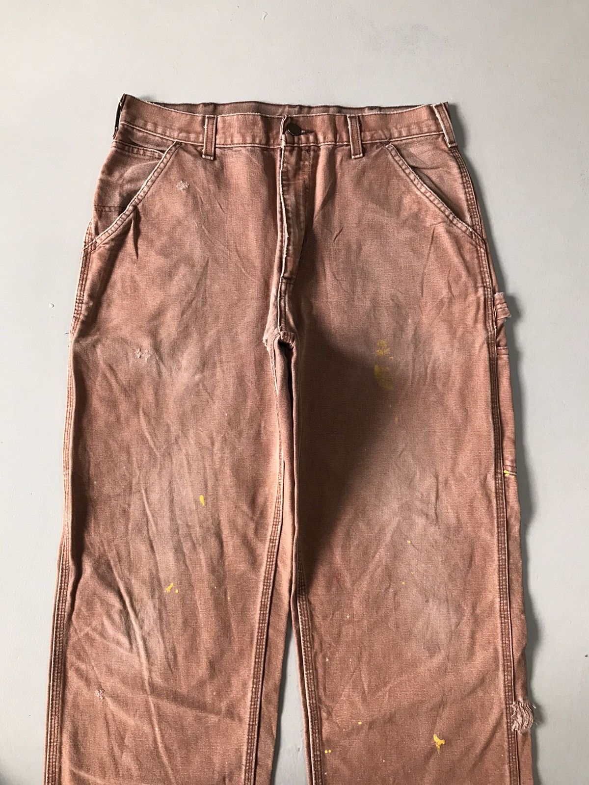 Carhartt Vintage Carhartt carpenter damaged workwear denim Size US 36 / EU 52 - 5 Thumbnail