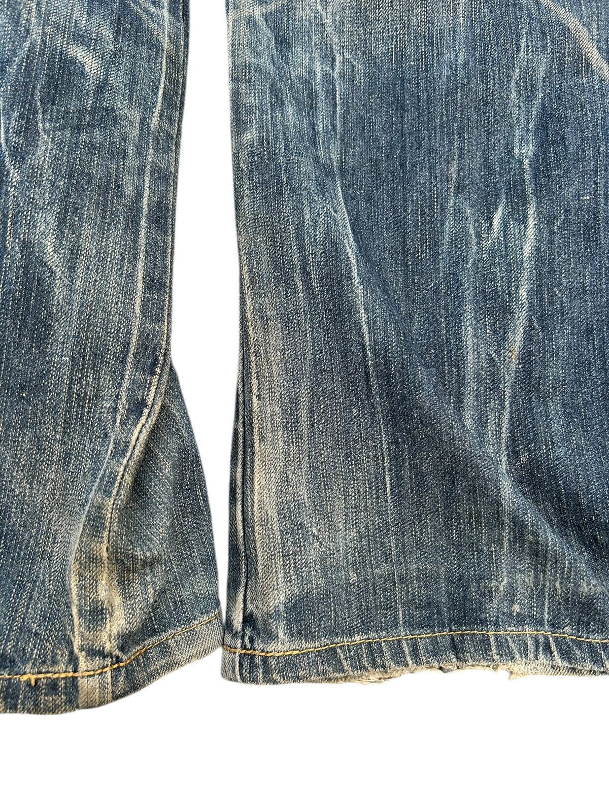 Kapital Vintage Edwin Rusty Mudwash Distressed Denim Jeans Size US 32 / EU 48 - 14 Thumbnail