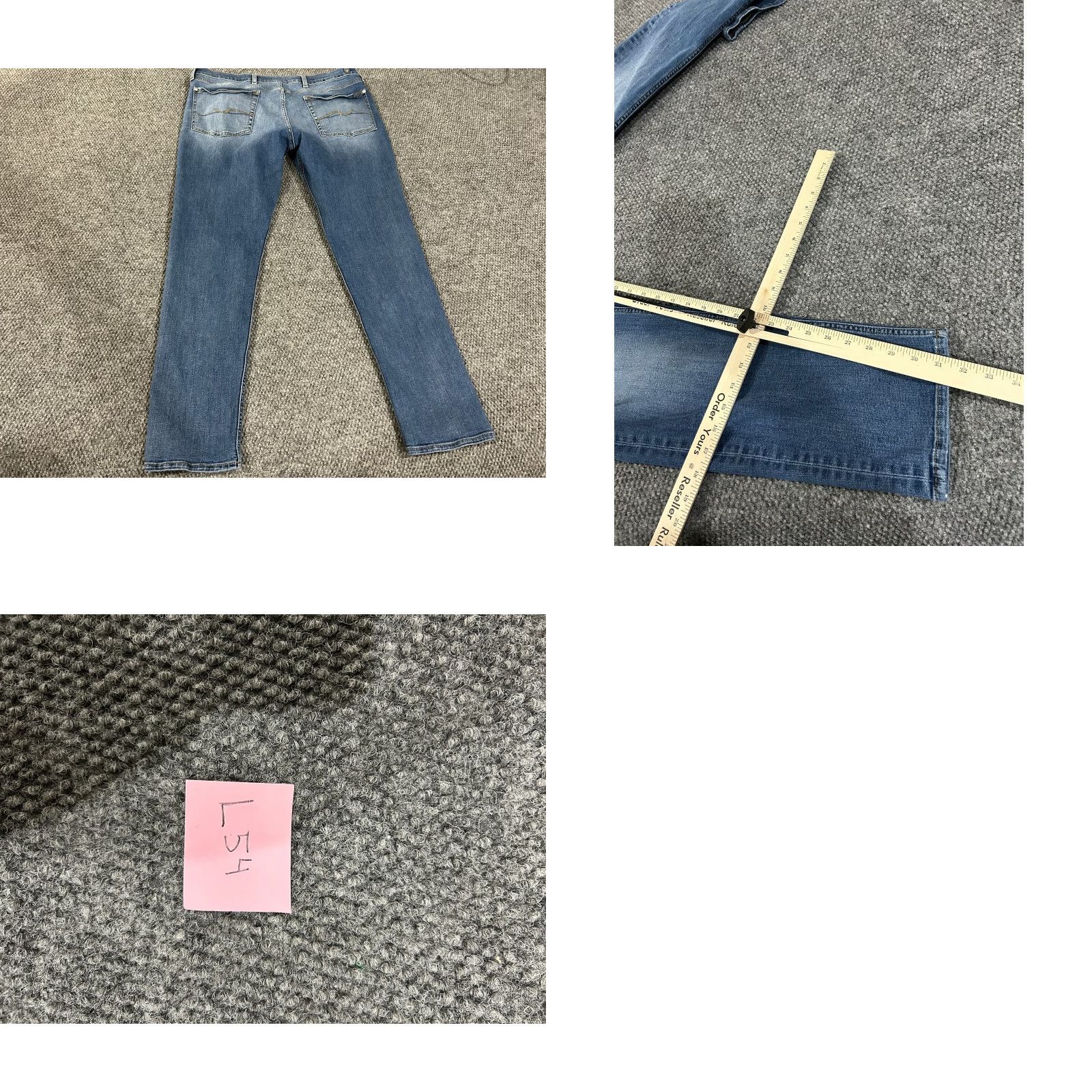 7 For All Mankind 7 For All Mankind Jeans Mens 38x31 Straight Denim Blue 7 For All Mankind Jeans 5-Pocket Regular Size 38 Blue Denim Size US 38 / EU 54 - 8 Thumbnail