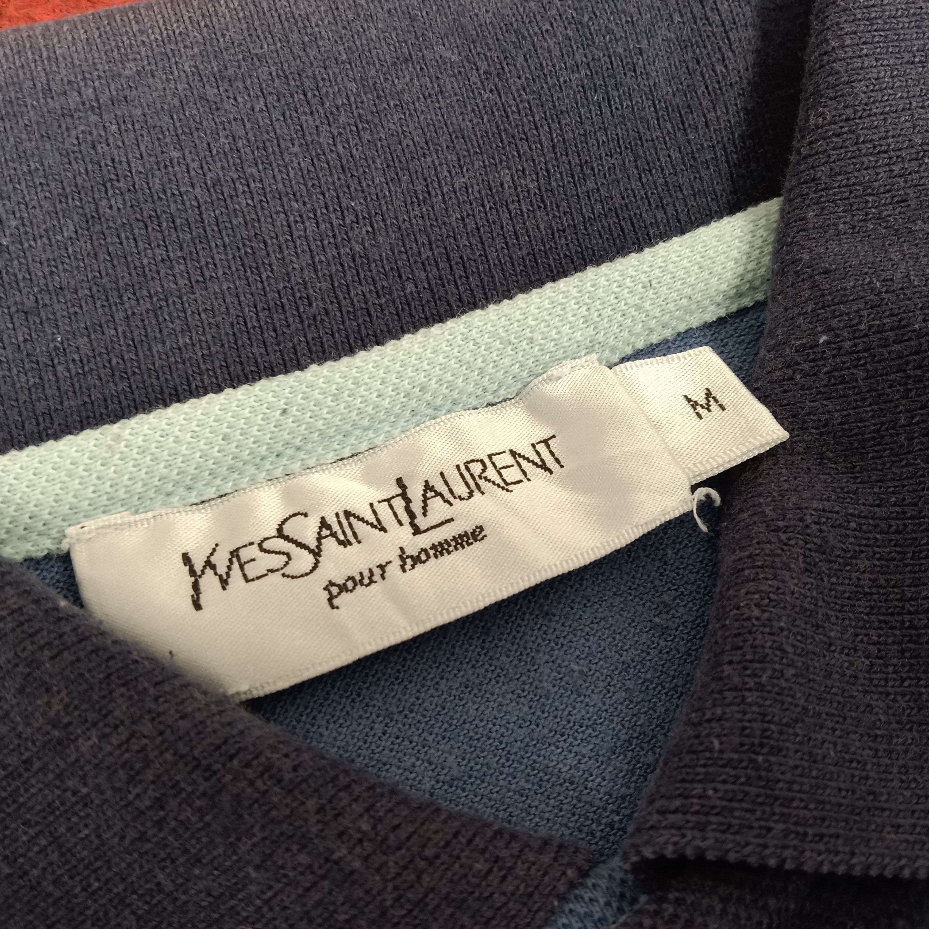 Yves Saint Laurent Yves Saint Laurent YSL Polos Logo Design Casual Collar Size US L / EU 52-54 / 3 - 5 Thumbnail