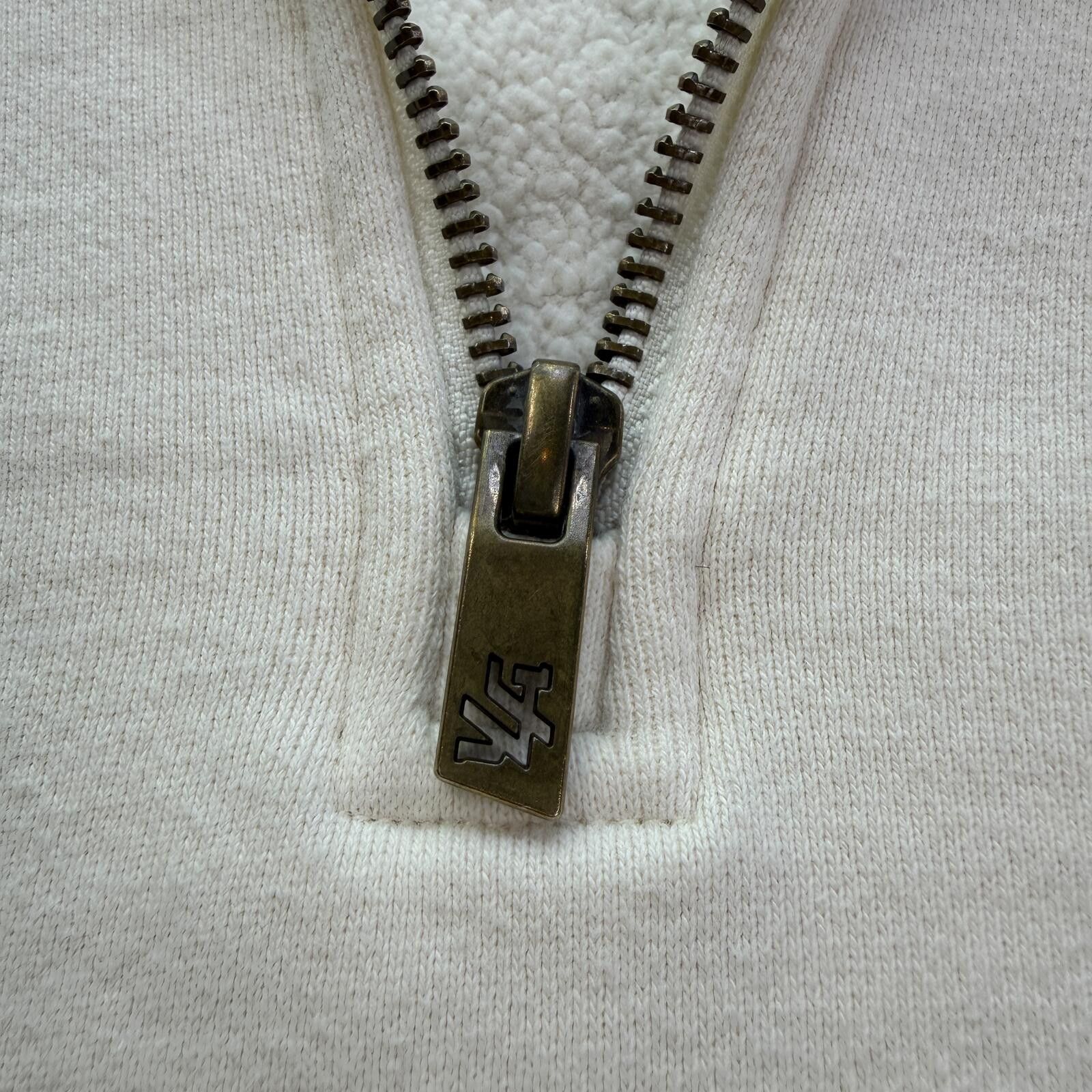 YoungLA YoungLA 509 Cream Half Zip Hoodie S Fleece Pullover Gym Size US S / EU 44-46 / 1 - 6 Thumbnail
