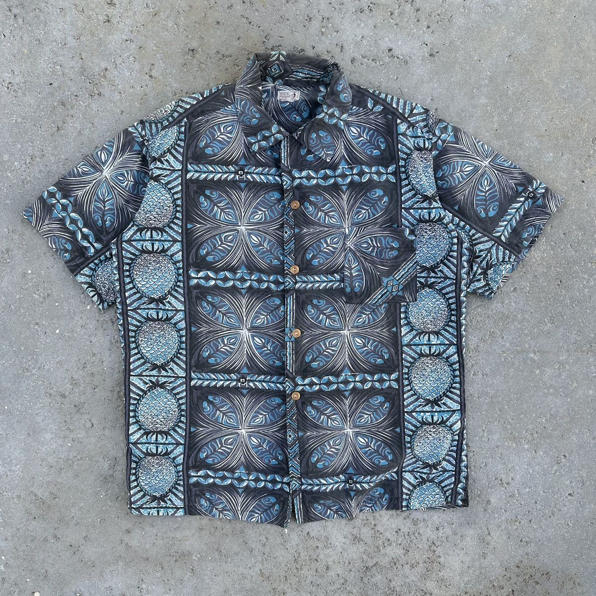 Other True Vintage Waikiki Sports Hawaiian Button Up Shirt Size US L / EU 52-54 / 3 - 1 Thumbnail