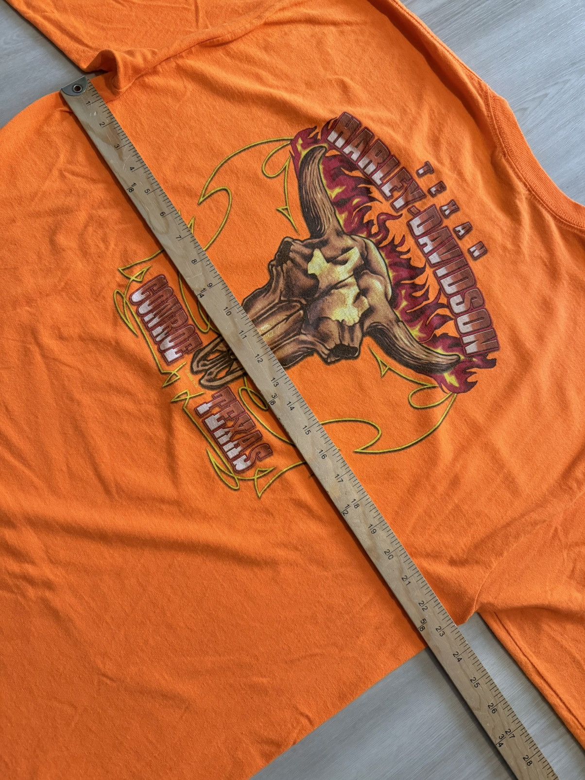 Harley Davidson Vtg Harley Davidson Skull Horns Flames Texas Sweatshirt XL Size US XL / EU 56 / 4 - 4 Thumbnail