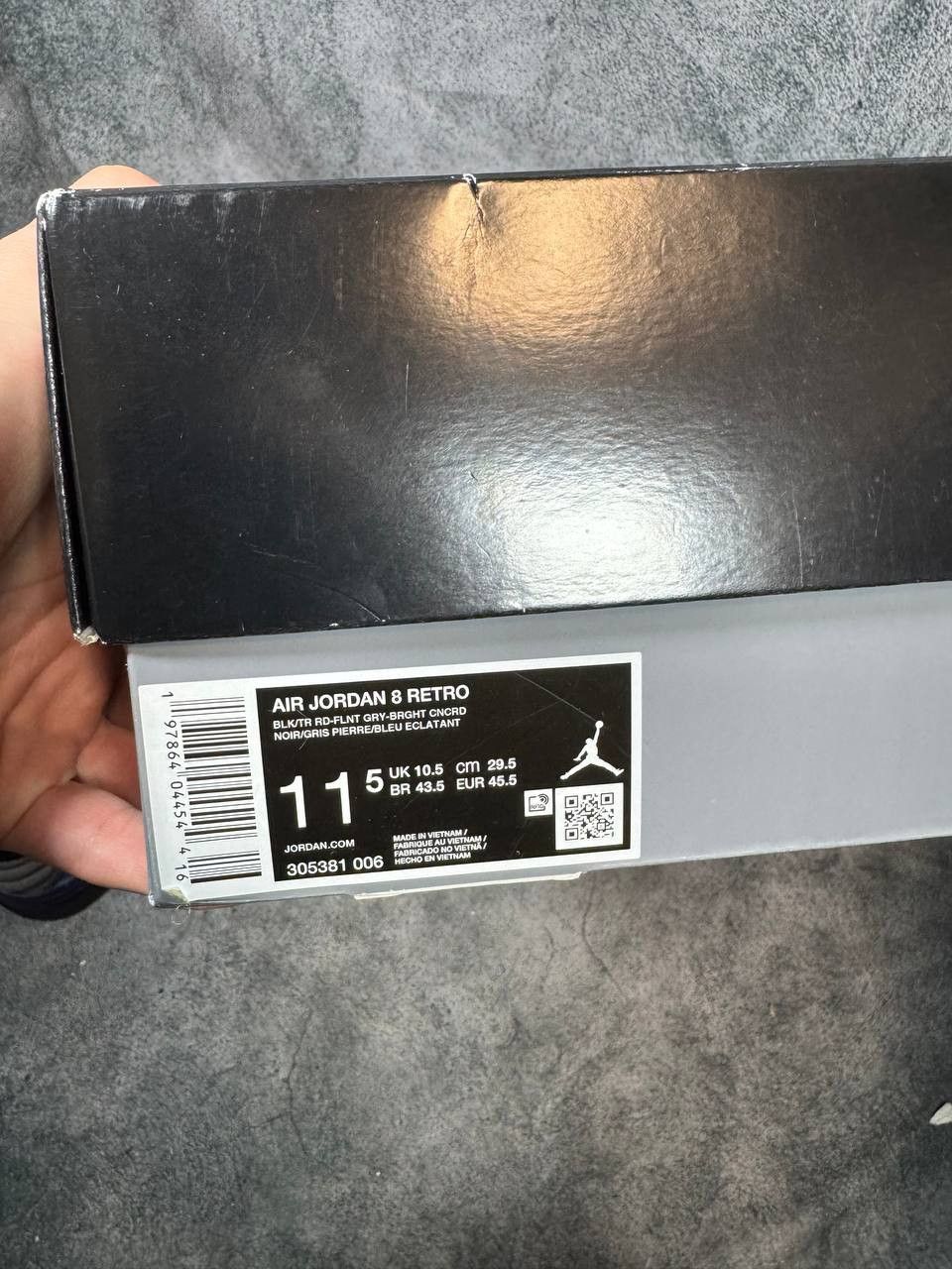 Jordan Brand Size 11.5 | Jordan 8 Aqua With Box | Pre-Owned Size US 11.5 / EU 44-45 - 6 Thumbnail