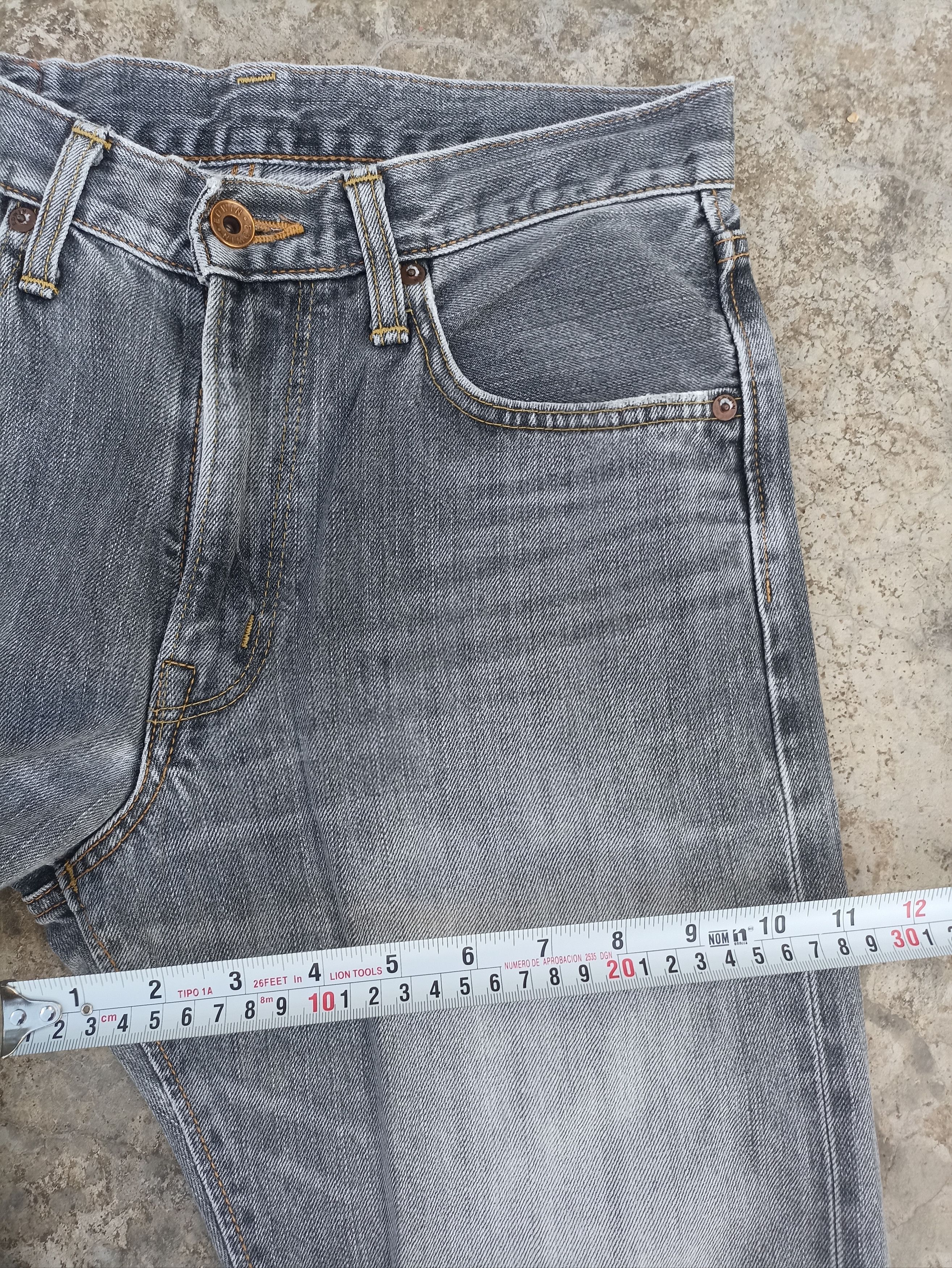 Beauty Beast Vintage Edwin jeans Edwin 505ZX denim washed black faded Size US 30 / EU 46 - 17 Thumbnail