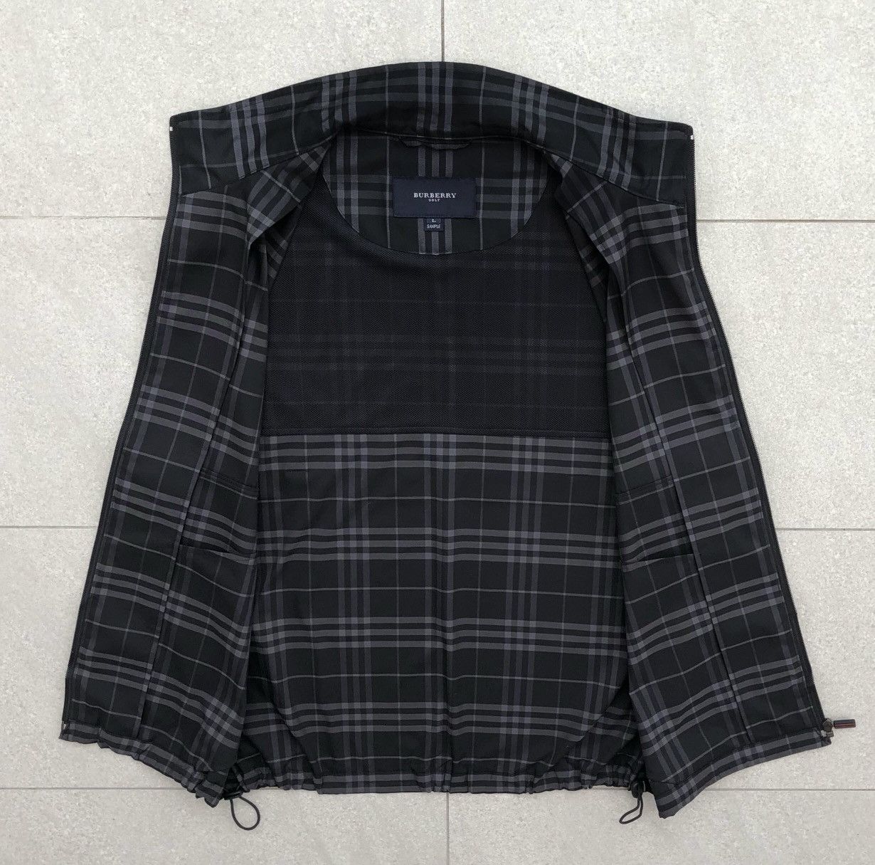 Burberry Burberry London Golf Checked Novacheck Vest Nylon Jacket Size US L / EU 52-54 / 3 - 5 Thumbnail