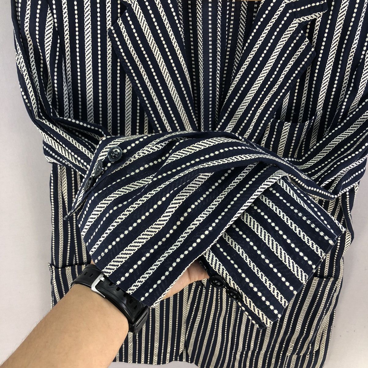 Lanvin Vintage Luxury 2000s Lanvin See through Blazer Jacket Size US S / EU 44-46 / 1 - 13 Thumbnail