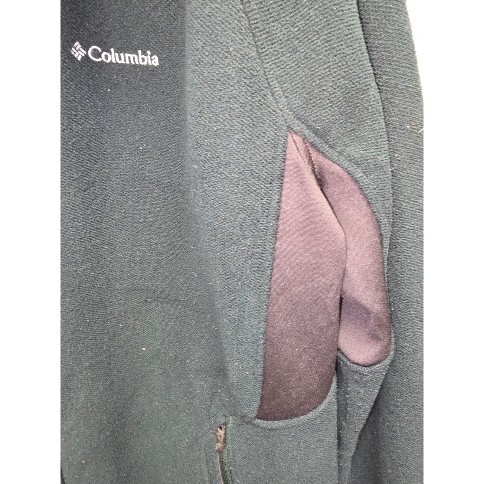 Columbia Fleece Jacket Black Omni Heat Thermal Reflective Full Zip XL Size US XL / EU 56 / 4 - 3 Thumbnail